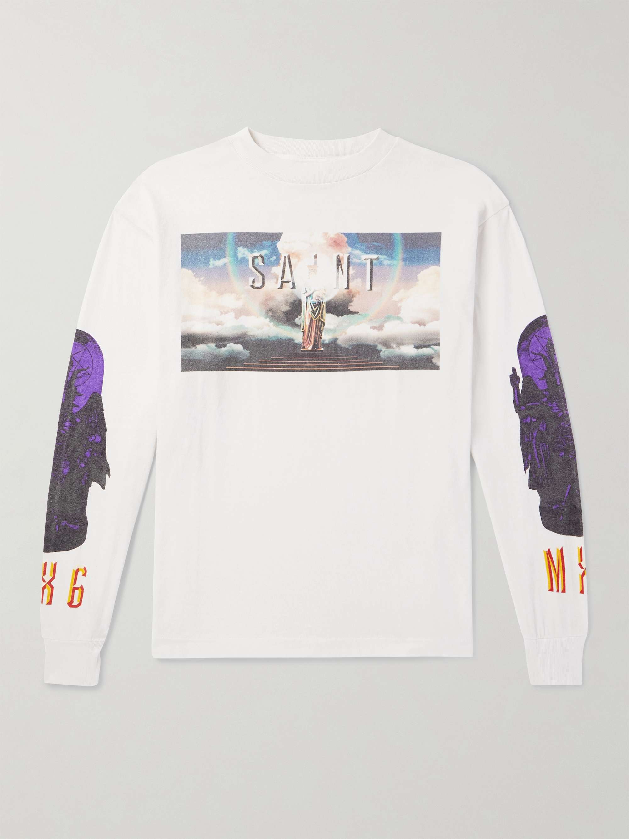 SAINT MXXXXXX Saint Heaven Logo-Print Cotton-Jersey T-Shirt for 
