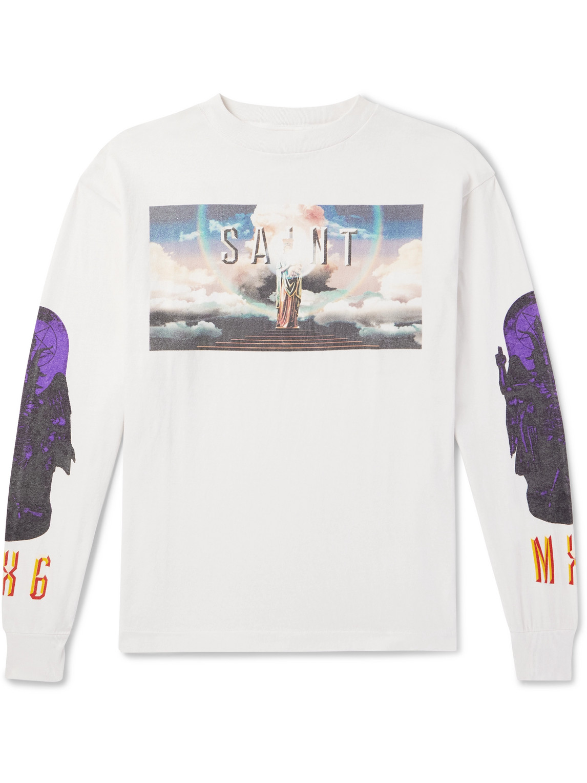 Saint Heaven Logo-Print Cotton-Jersey T-Shirt