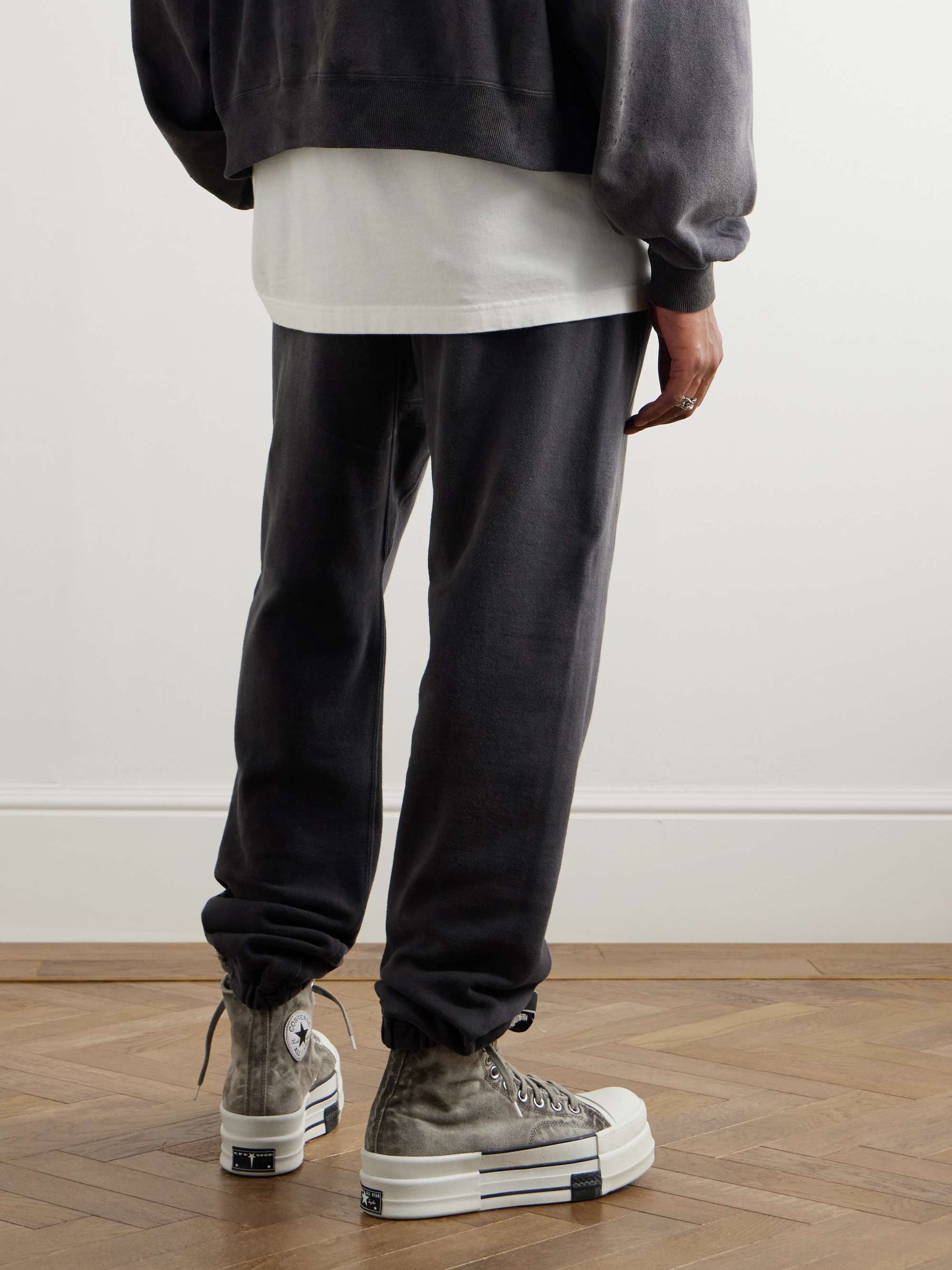 SAINT MXXXXXX + Denim Tears Logo-Print Cotton-Jersey SAINT MXXXXXX + Denim Tears Logo-Print Cotton-Jersey