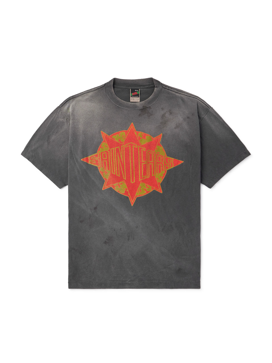 Denim Tears Oversized Logo-Print Cotton-Jersey T-Shirt