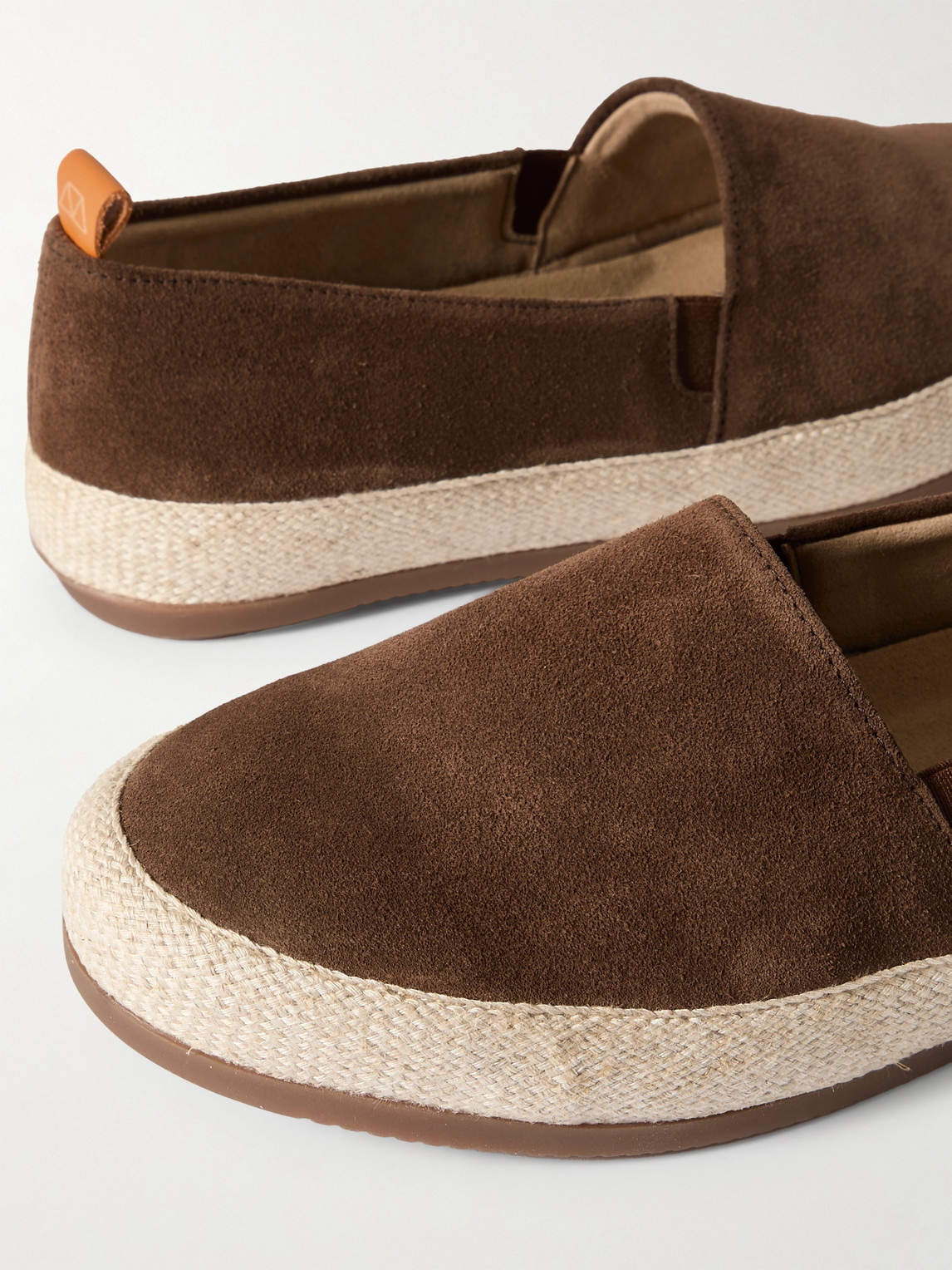 Shop Mulo Suede Espadrilles In Brown