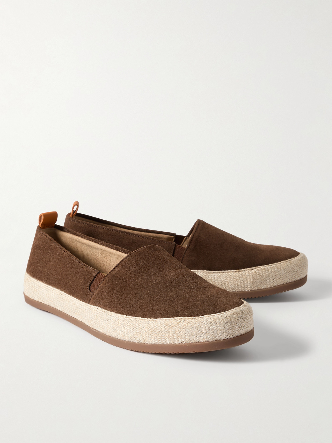 Shop Mulo Suede Espadrilles In Brown