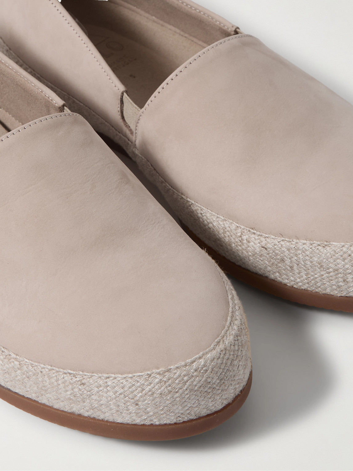 Shop Mulo Suede Espadrilles In Gray