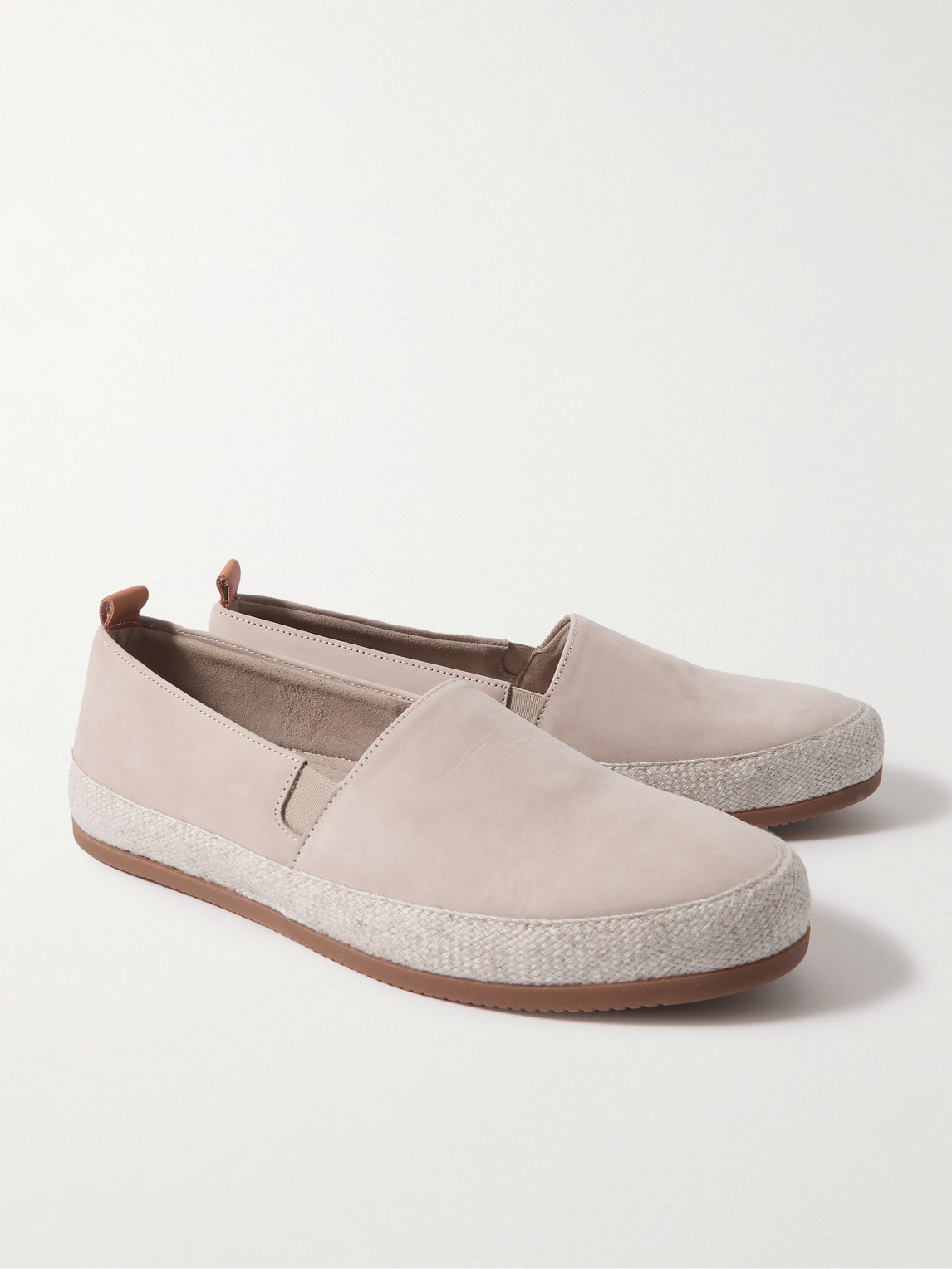 Shop Mulo Suede Espadrilles In Gray