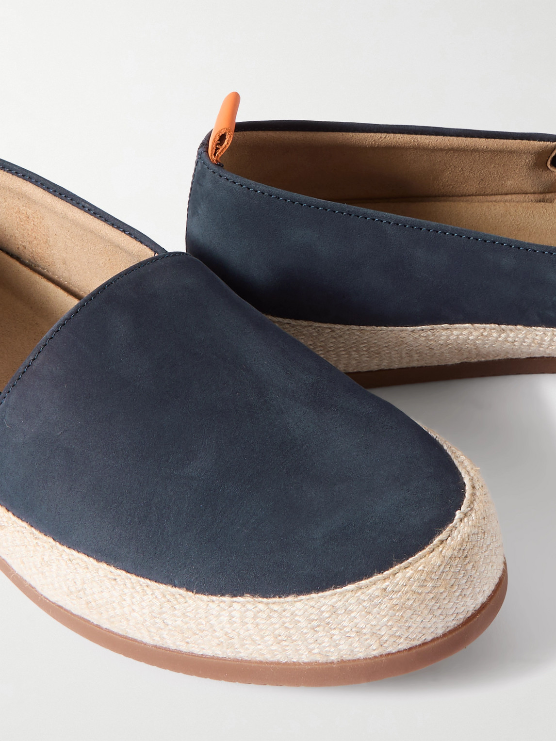 Shop Mulo Suede Espadrilles In Blue