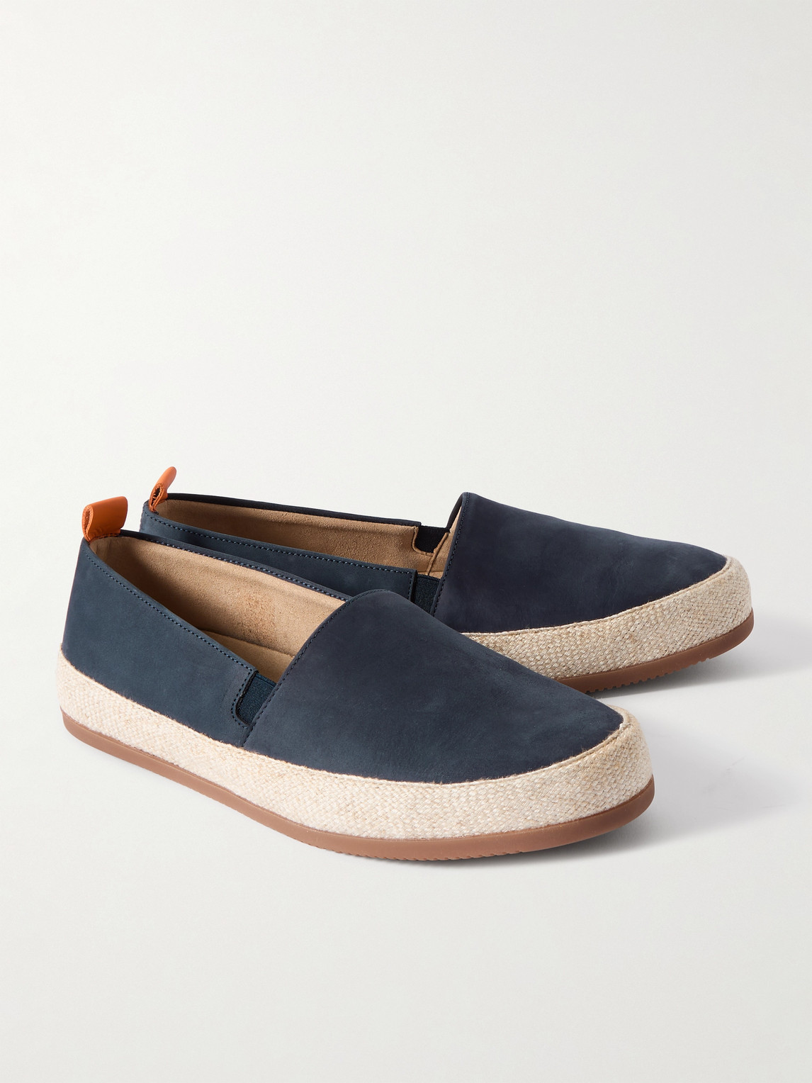 Shop Mulo Suede Espadrilles In Blue