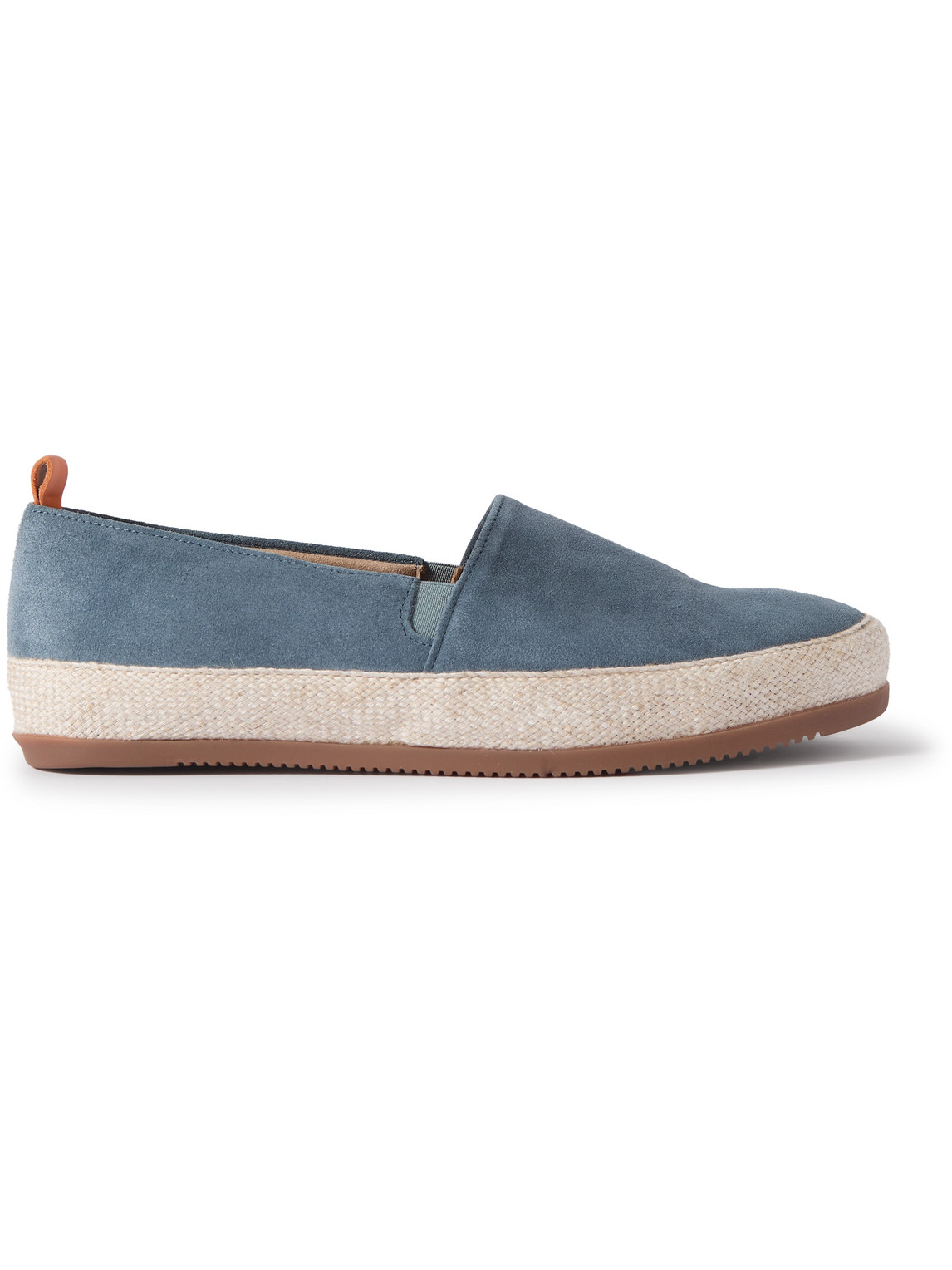 Mulo Suede Espadrilles In Blue