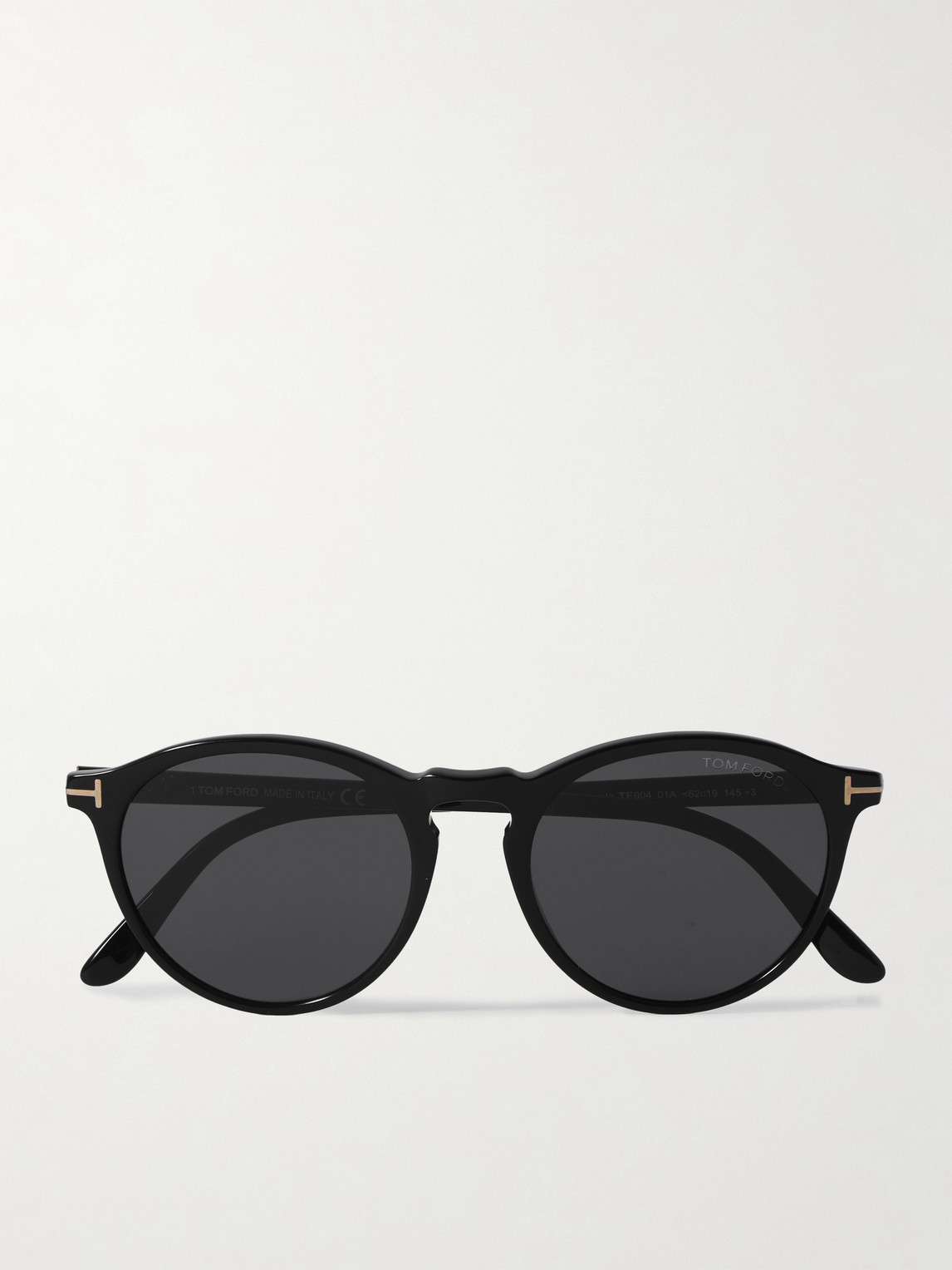 Tom Ford Aurele Round-Frame Acetate Sunglasses - Men