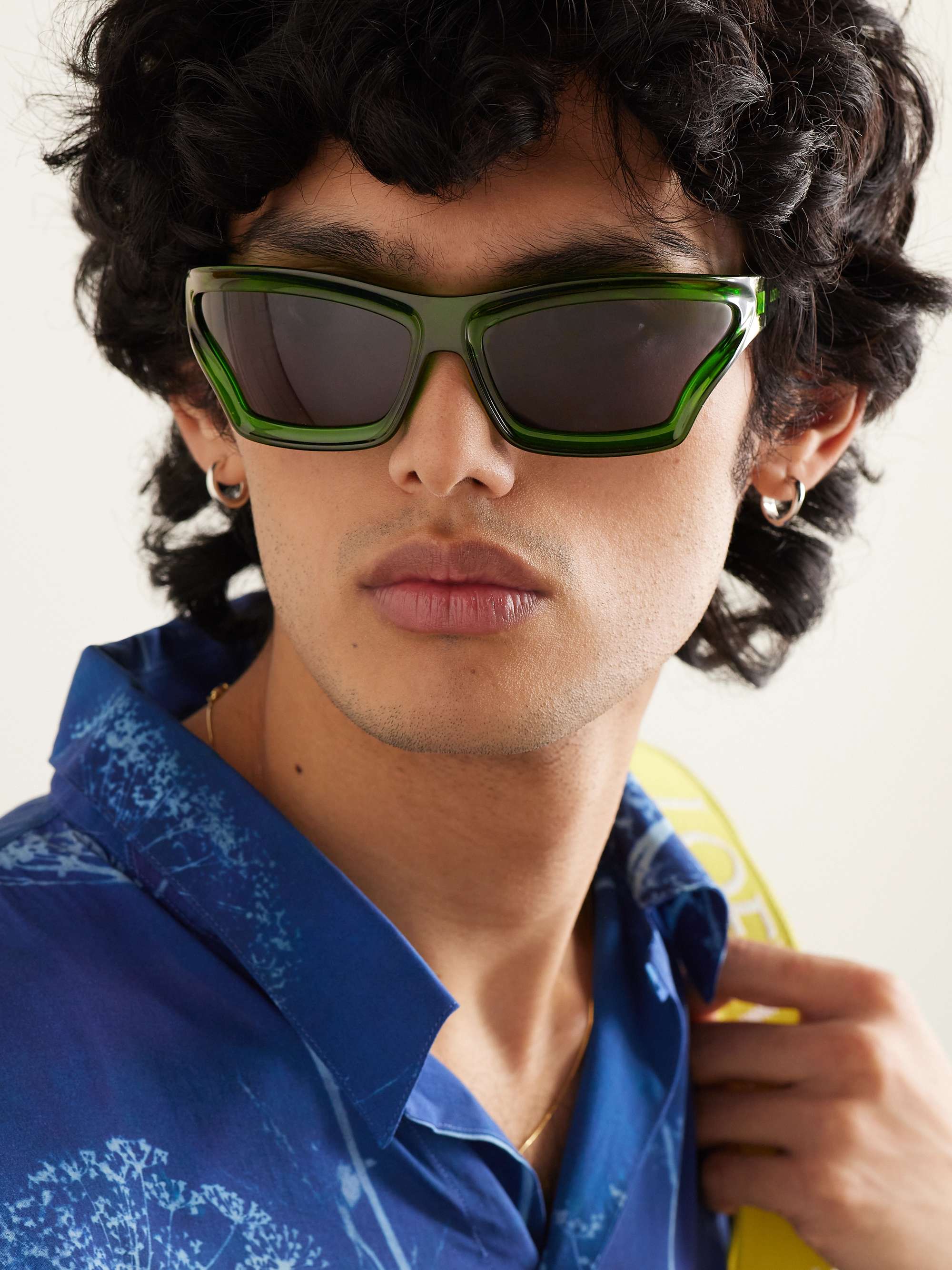 LOEWE EYEWEAR + Paula's Ibiza Sporty Mask Oversized D-Frame
