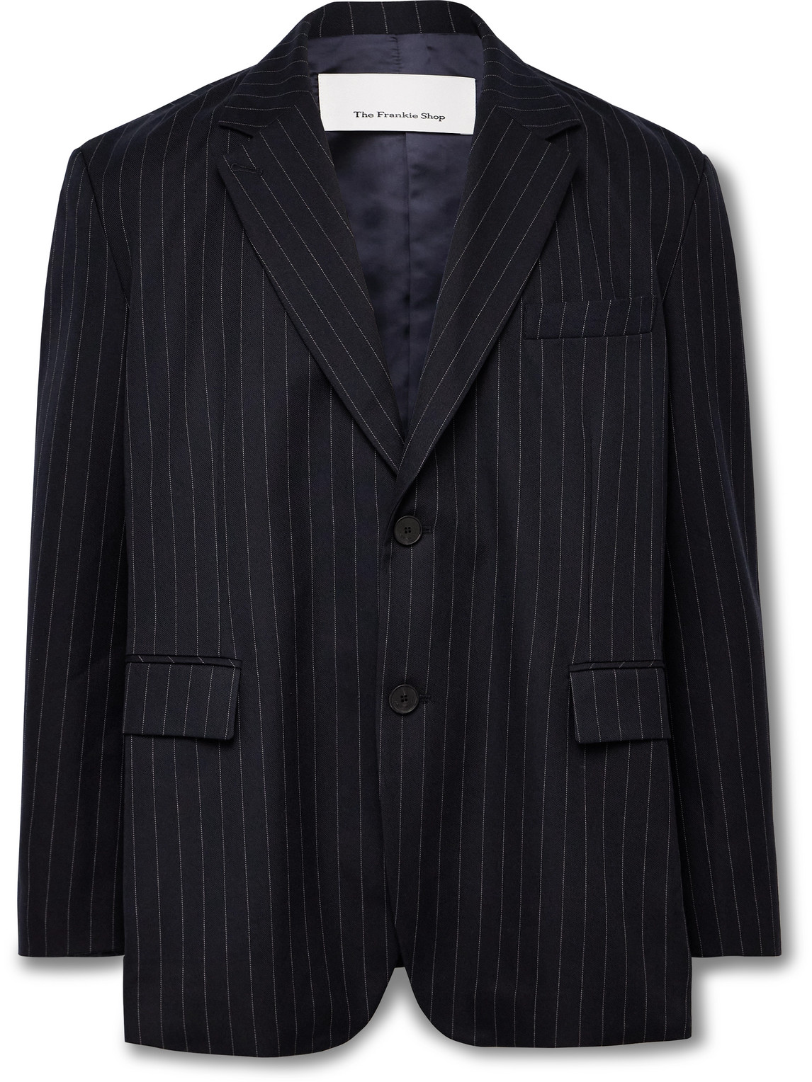 Frankie Shop Oversized Navy Blazer The Frankie Shop Beo Oversized