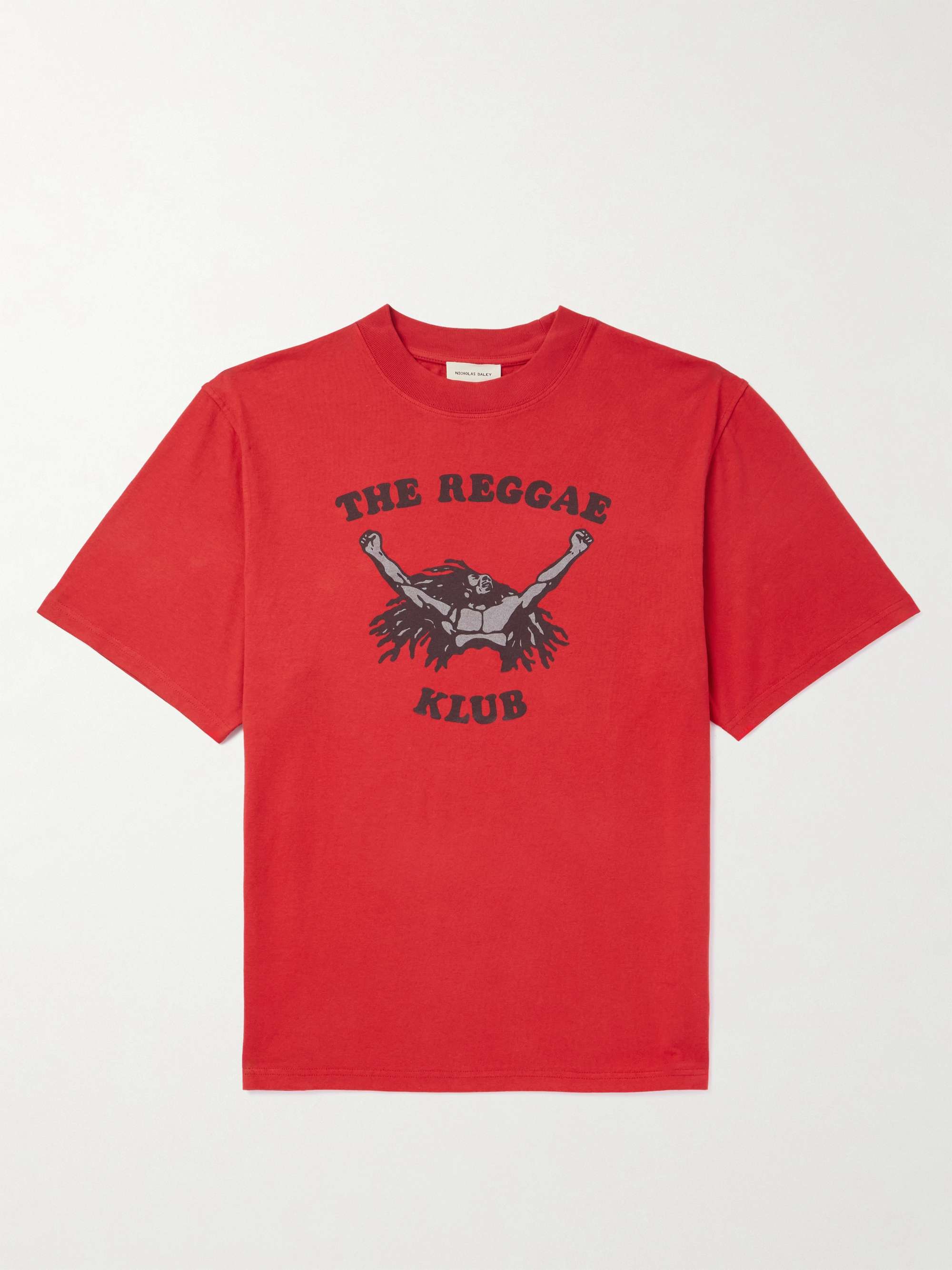 Printed Cotton-Jersey T-Shirt von NICHOLAS DALEY für Herren | MR  