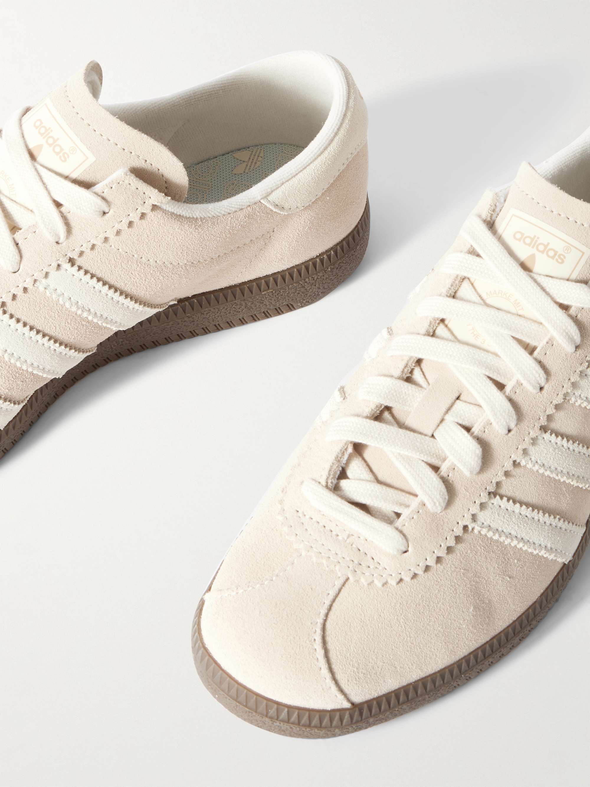 ADIDAS ORIGINALS Bern W スエード スニーカー レザートリム | ミスターポーター