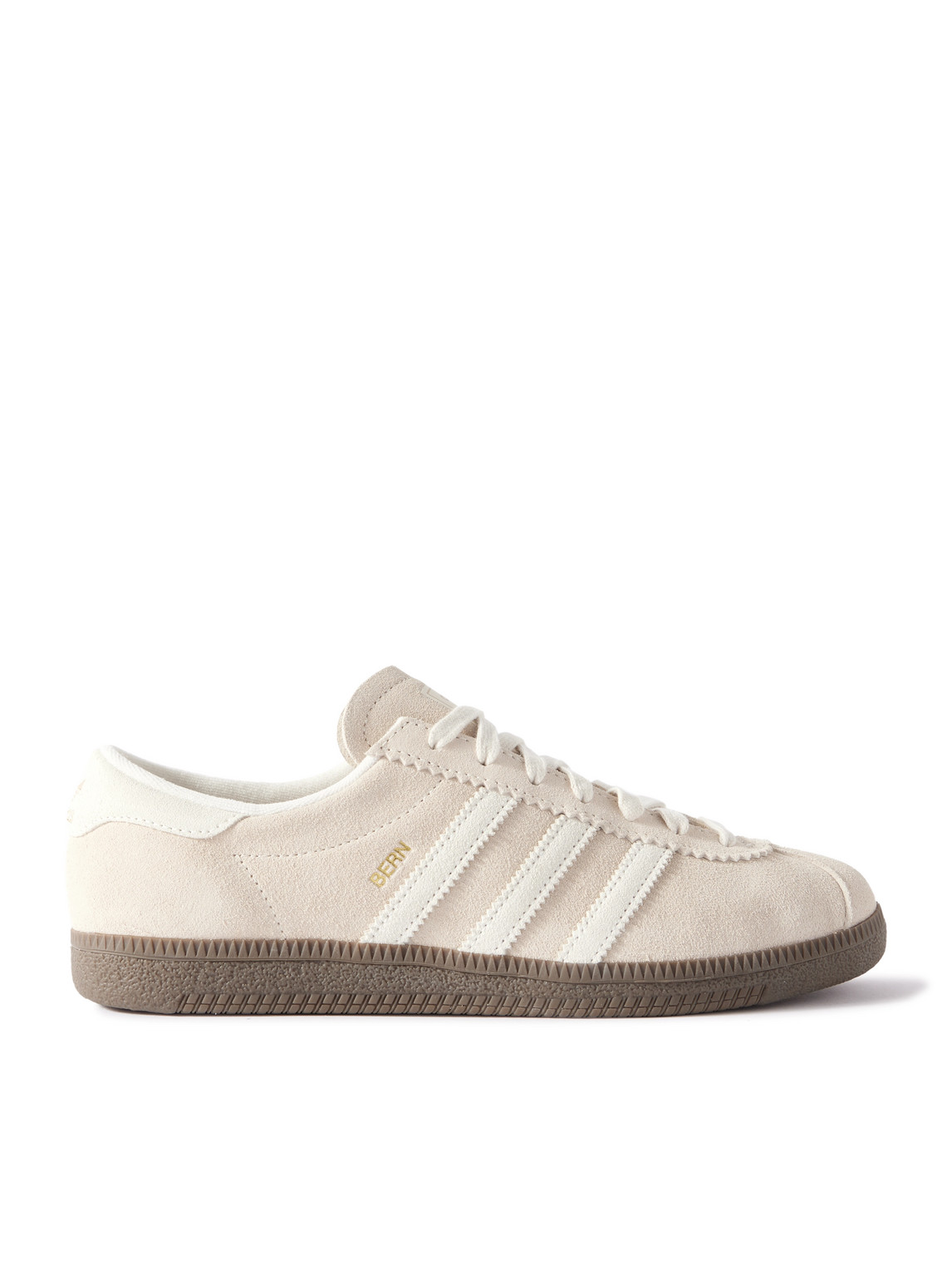 Adidas Originals Bern W Leather-trimmed Suede Trainers In Pink
