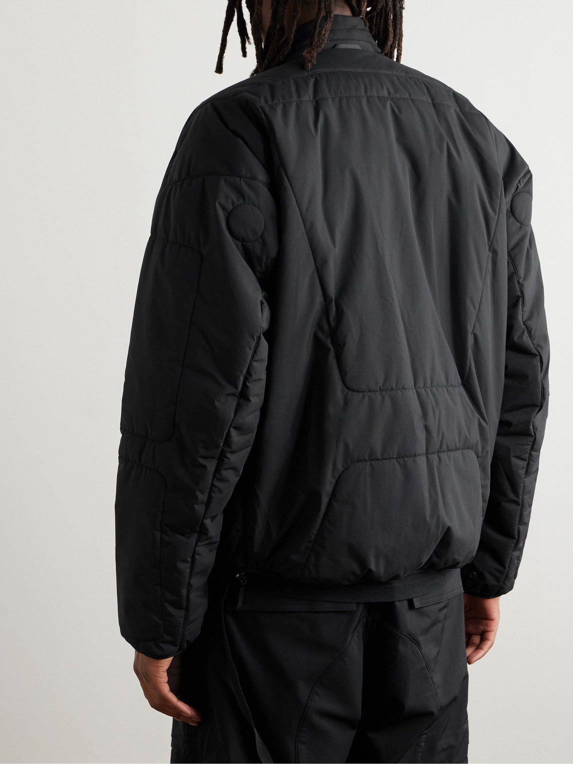 Shop Acronym Quilted Windstopper® Jacket In Black
