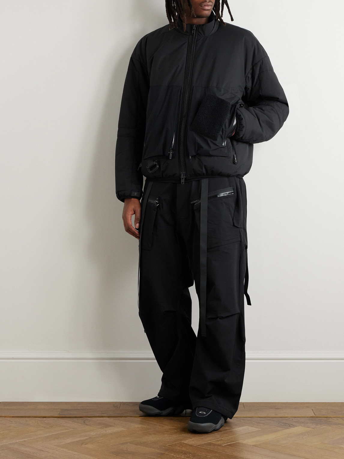Shop Acronym Quilted Windstopper® Jacket In Black