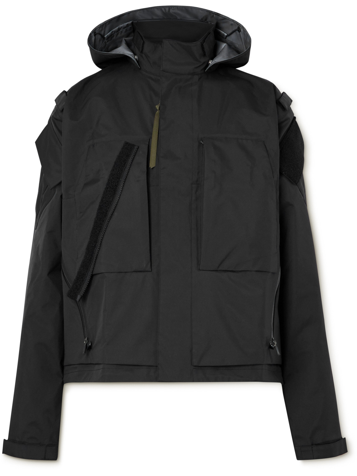 Acronym J14-gt Interops 3l Recycled Gore-tex Shell Hooded Jacket In Black
