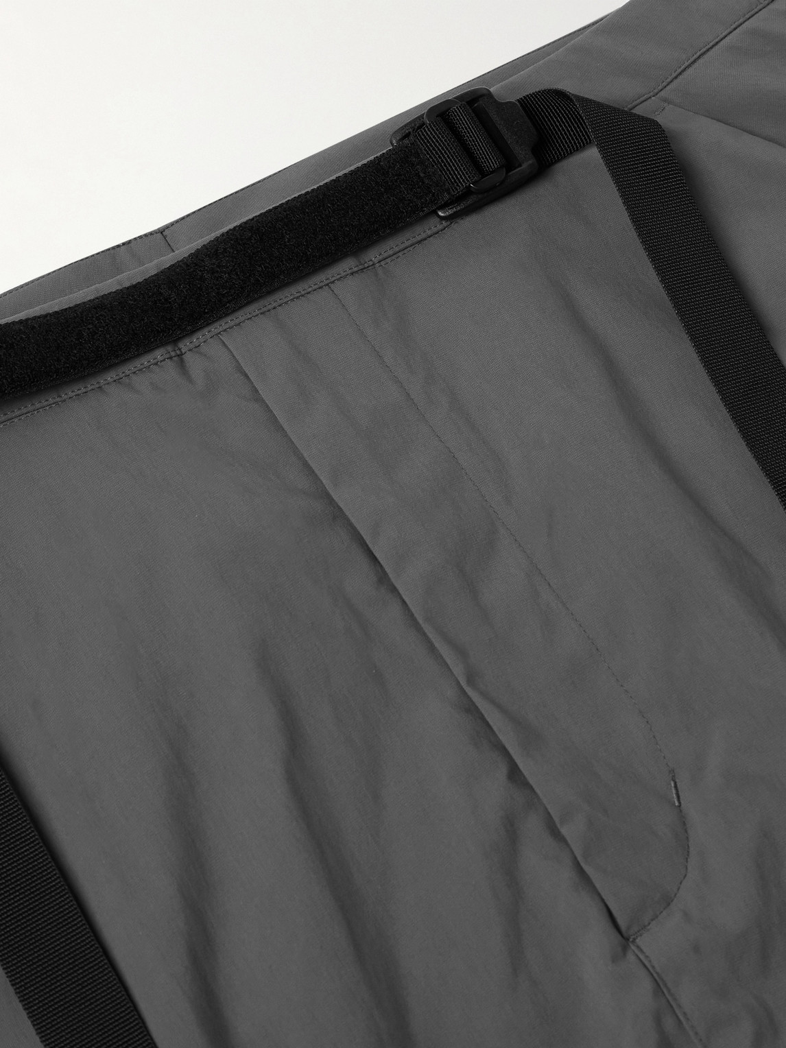 Acronym P30al-e Encapsulated Ultrawide Drawcord Cargo Trouser In Gray