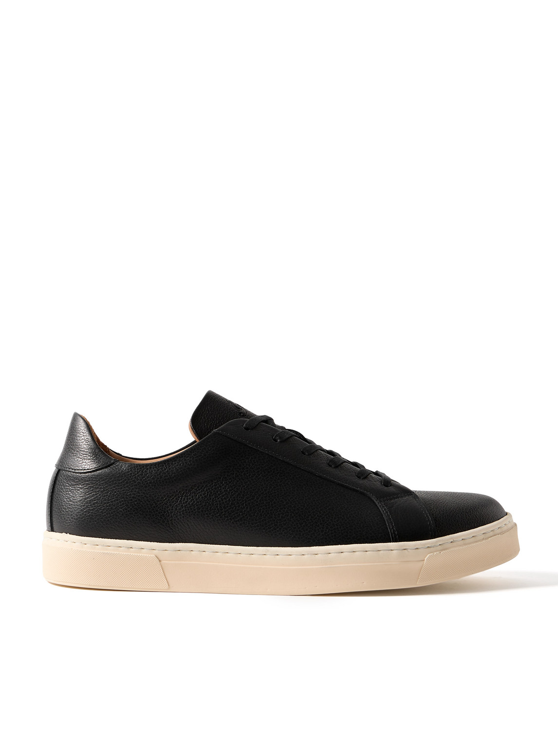 George Cleverley Jack Ii Full-grain Leather Trainers In Black
