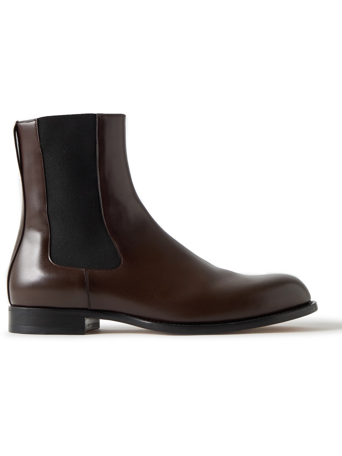 The Row Novus Leather Chelsea Boots In Brown