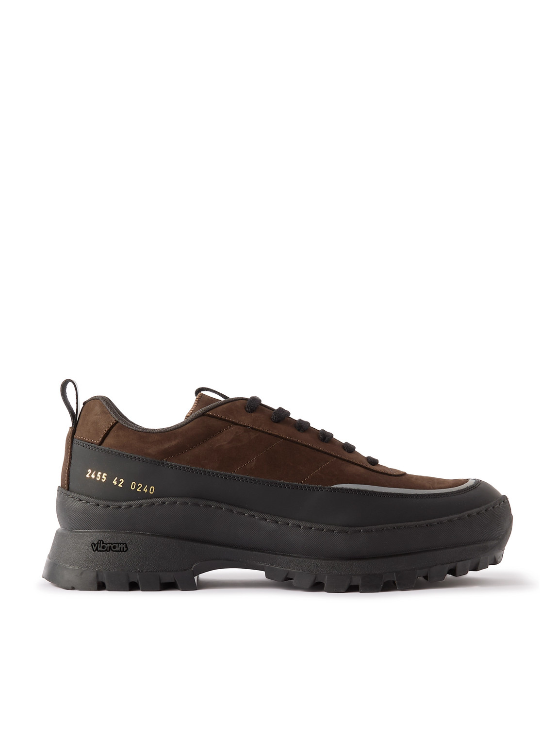 Common Projects – Track Hiker Rubber-Trimmed Suede Sneakers