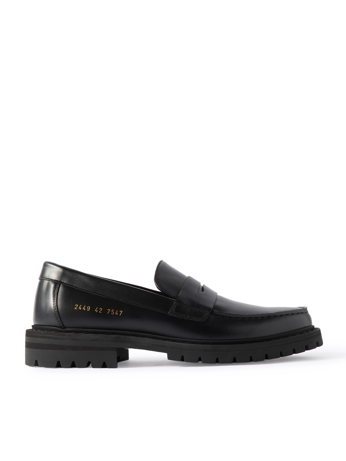 COMMON PROJECTS LEATHER PENNY LOAFERS