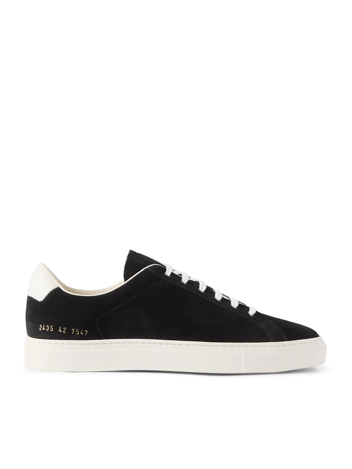 Common Projects – Retro Leather-Trimmed Suede Sneakers