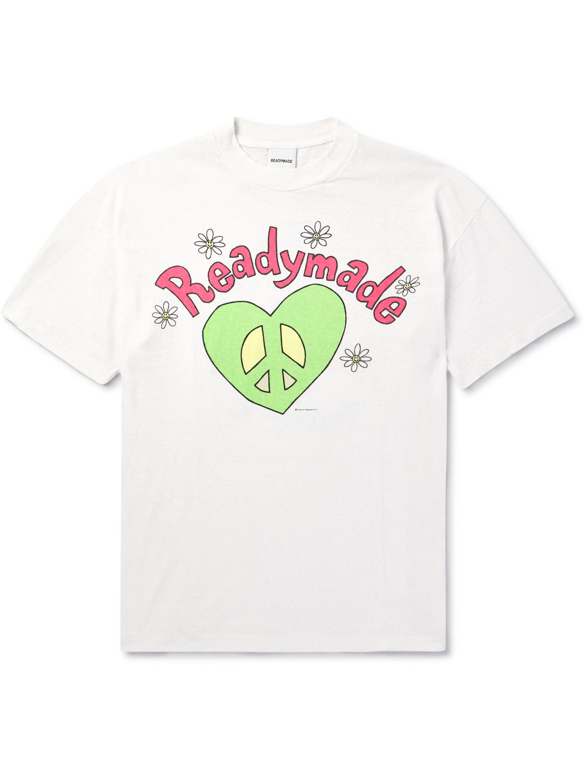 Readymade This Is My Printed Cotton-jersey T-shirt In White