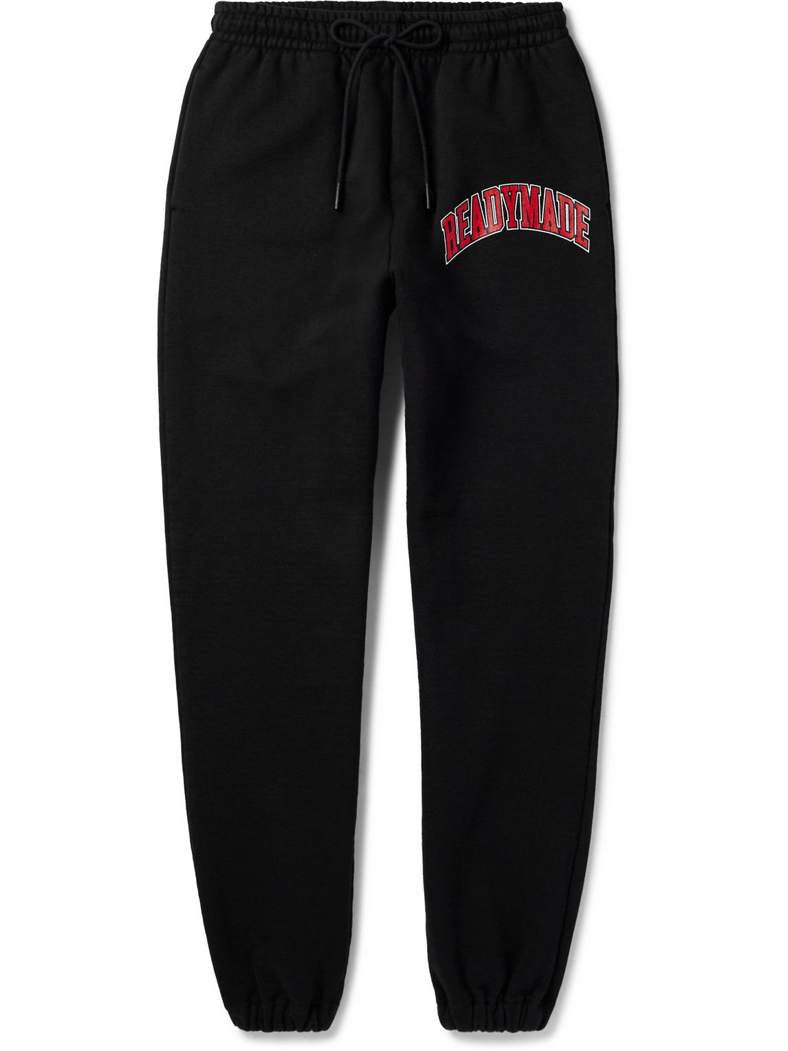 Tapered Logo-Print Cotton-Blend Jersey Sweatpants