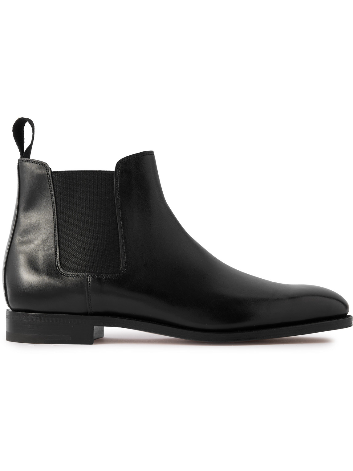 John Lobb Lawry Leather Chelsea Boots In Black