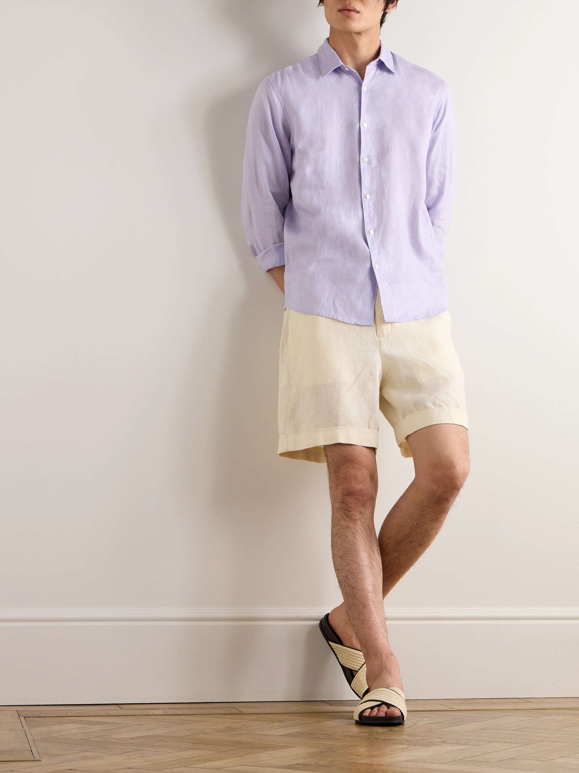 THEORY Irving Linen Shirt