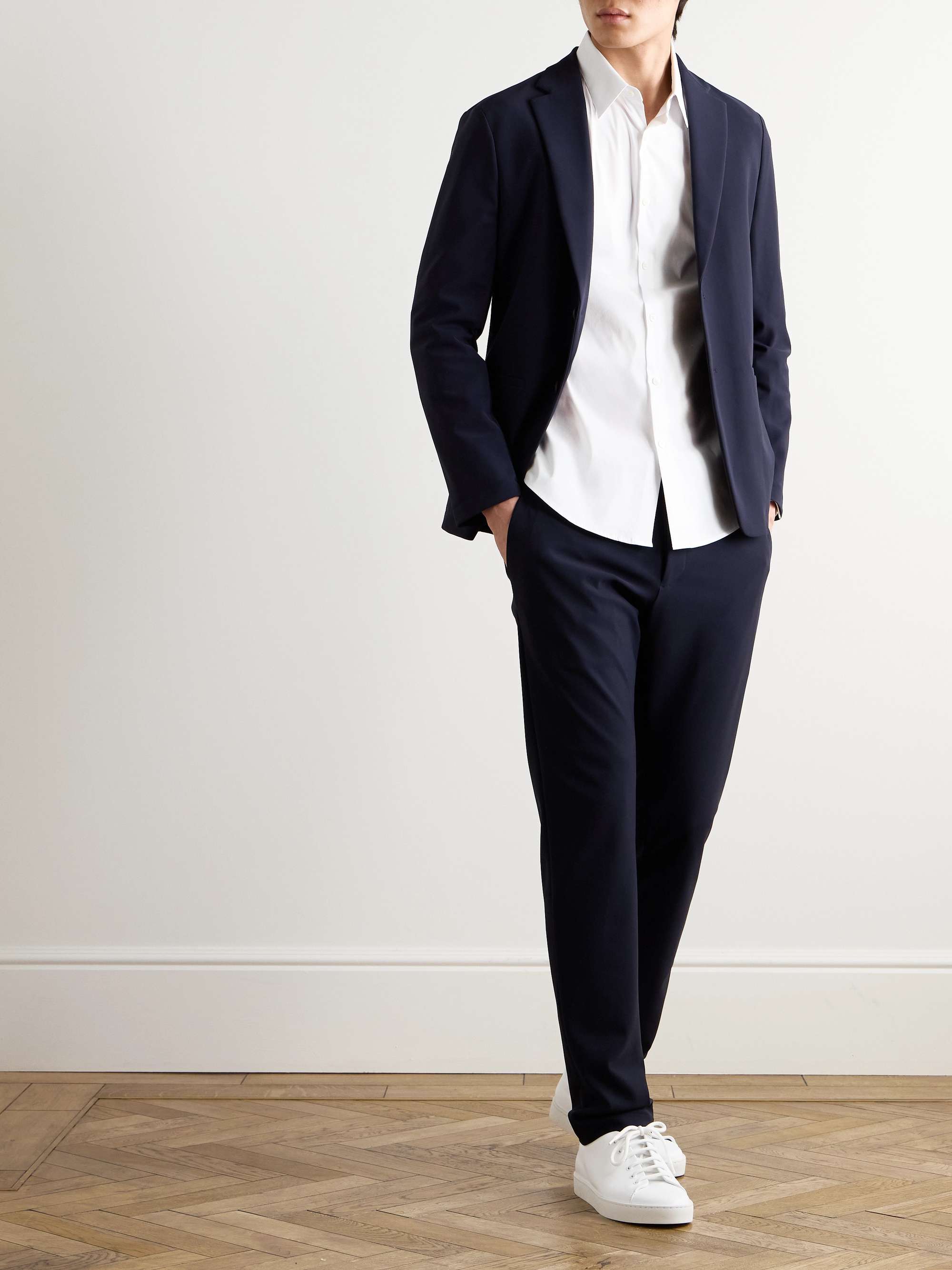 THEORY Sylvain Slim-Fit Cotton-Blend Poplin Shirt