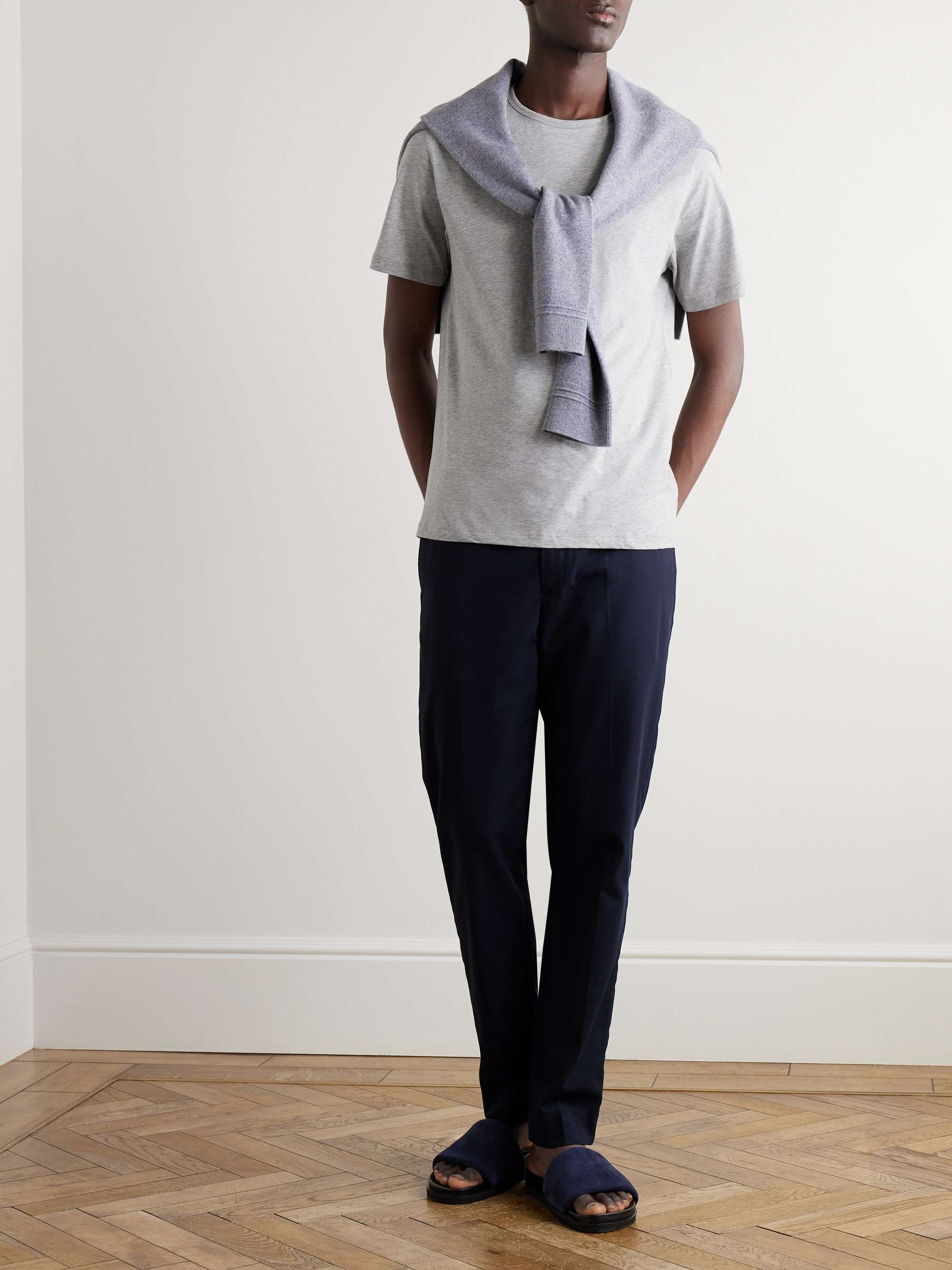 THEORY Precise Cotton-Jersey T-Shirt