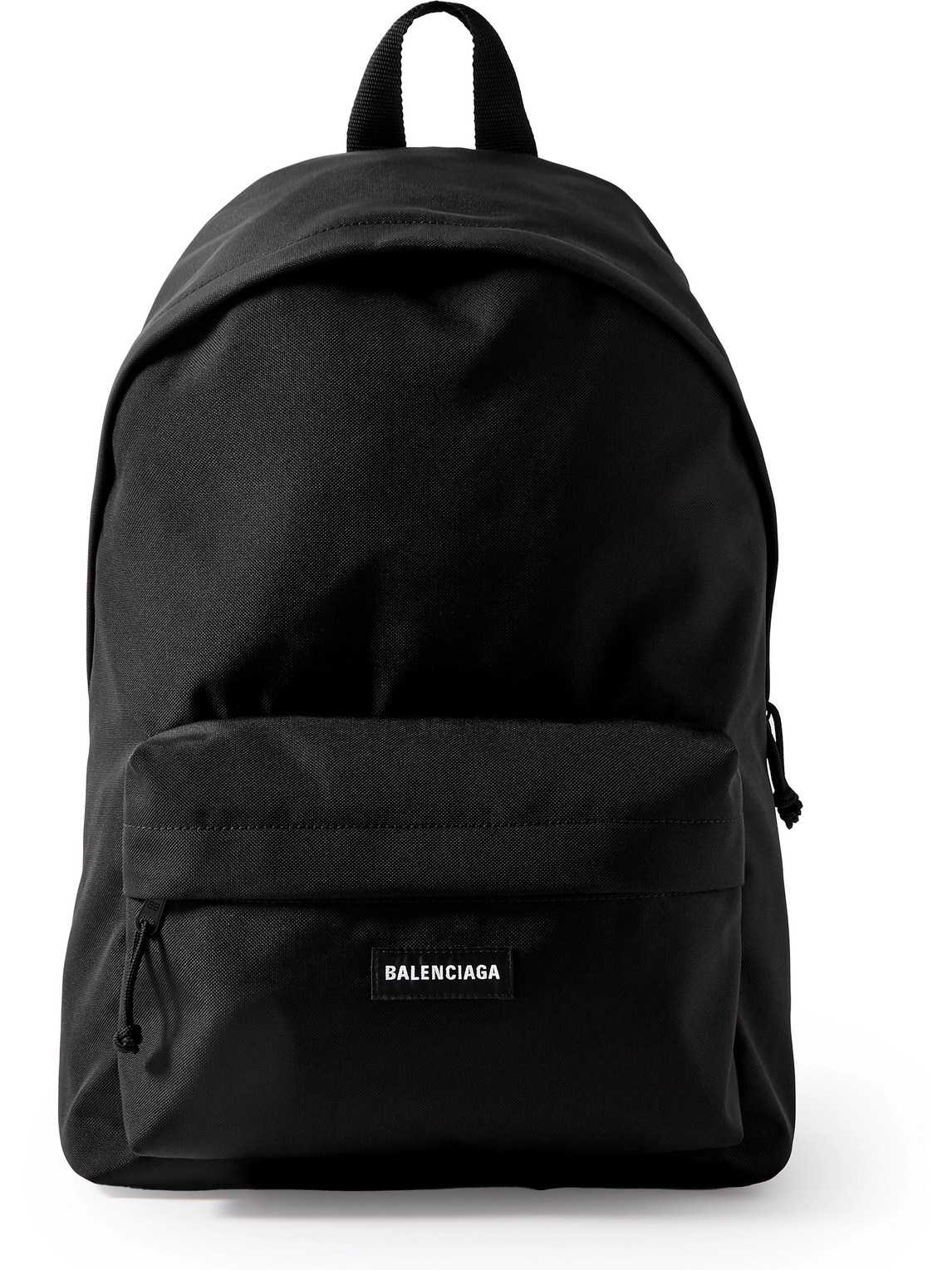 Balenciaga Explorer Canvas Backpack In Black