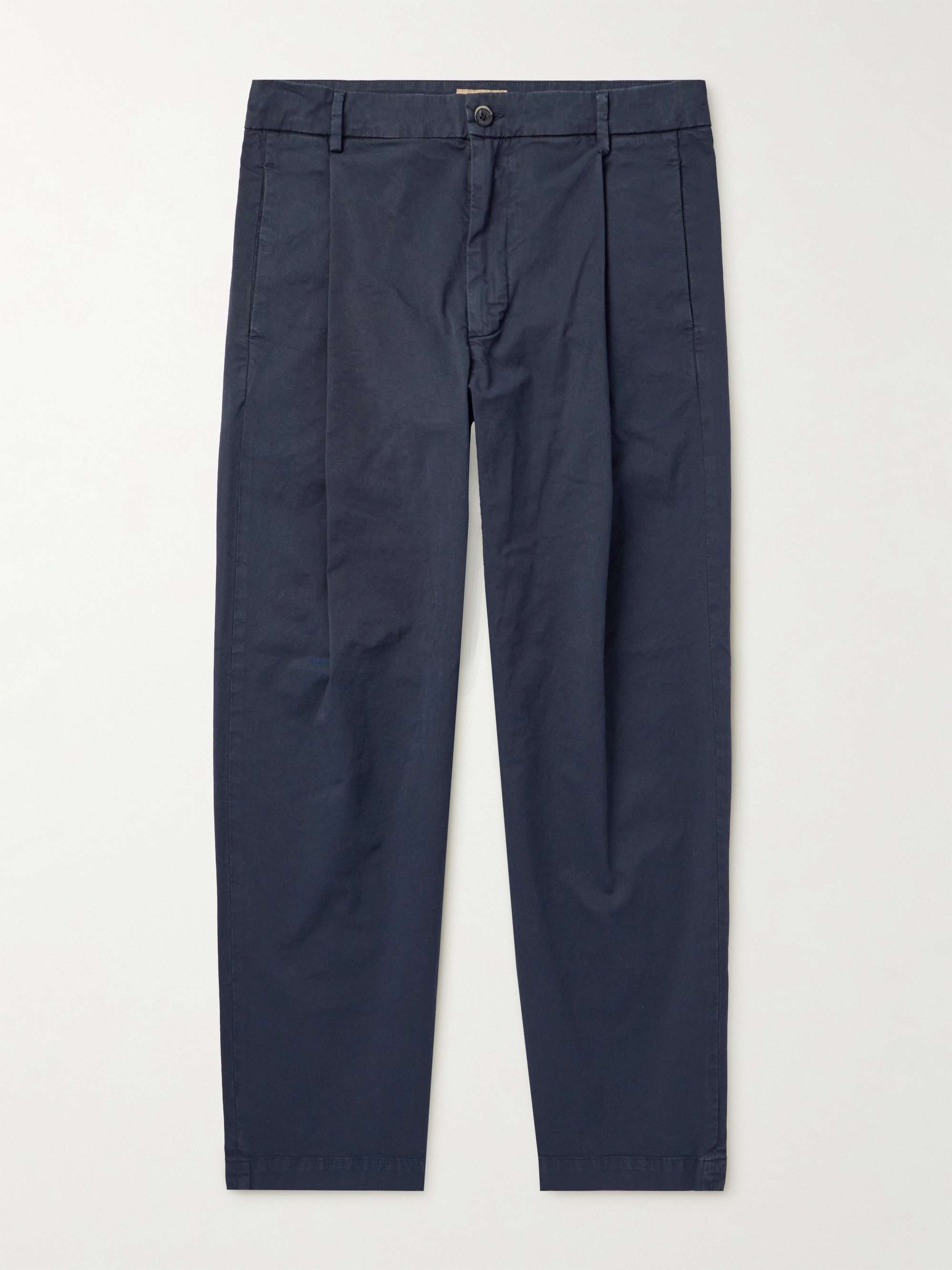 BANSAN Pleat Straight Pants グレー