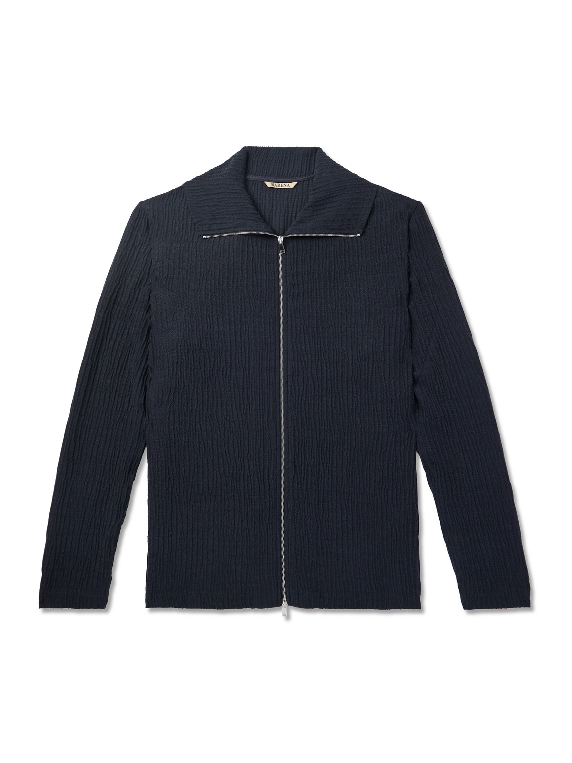 BARENA VENEZIA TWILL ZIP-UP CARDIGAN