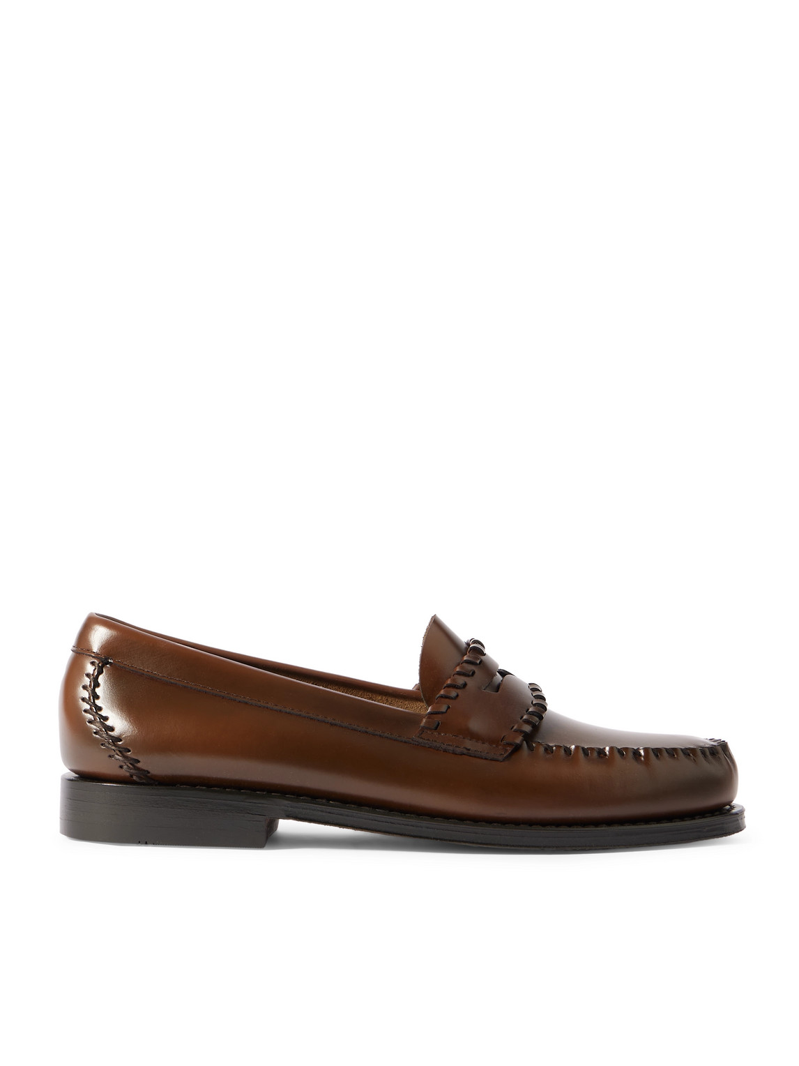 G.H. BASS Weejuns Heritage Larson Leather Penny Loafers