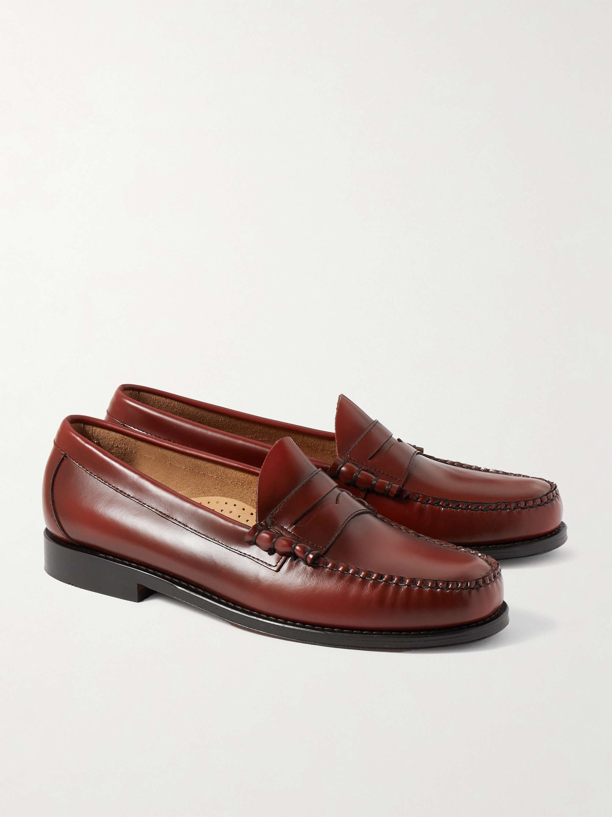 G.H. BASS Weejuns Heritage Larson Leather Penny Loafers