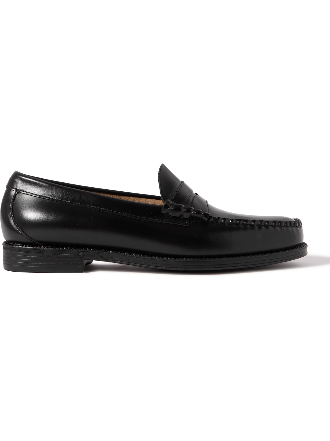 G.H. BASS Easy Weejuns Larson Glossed-Leather Penny Loafers