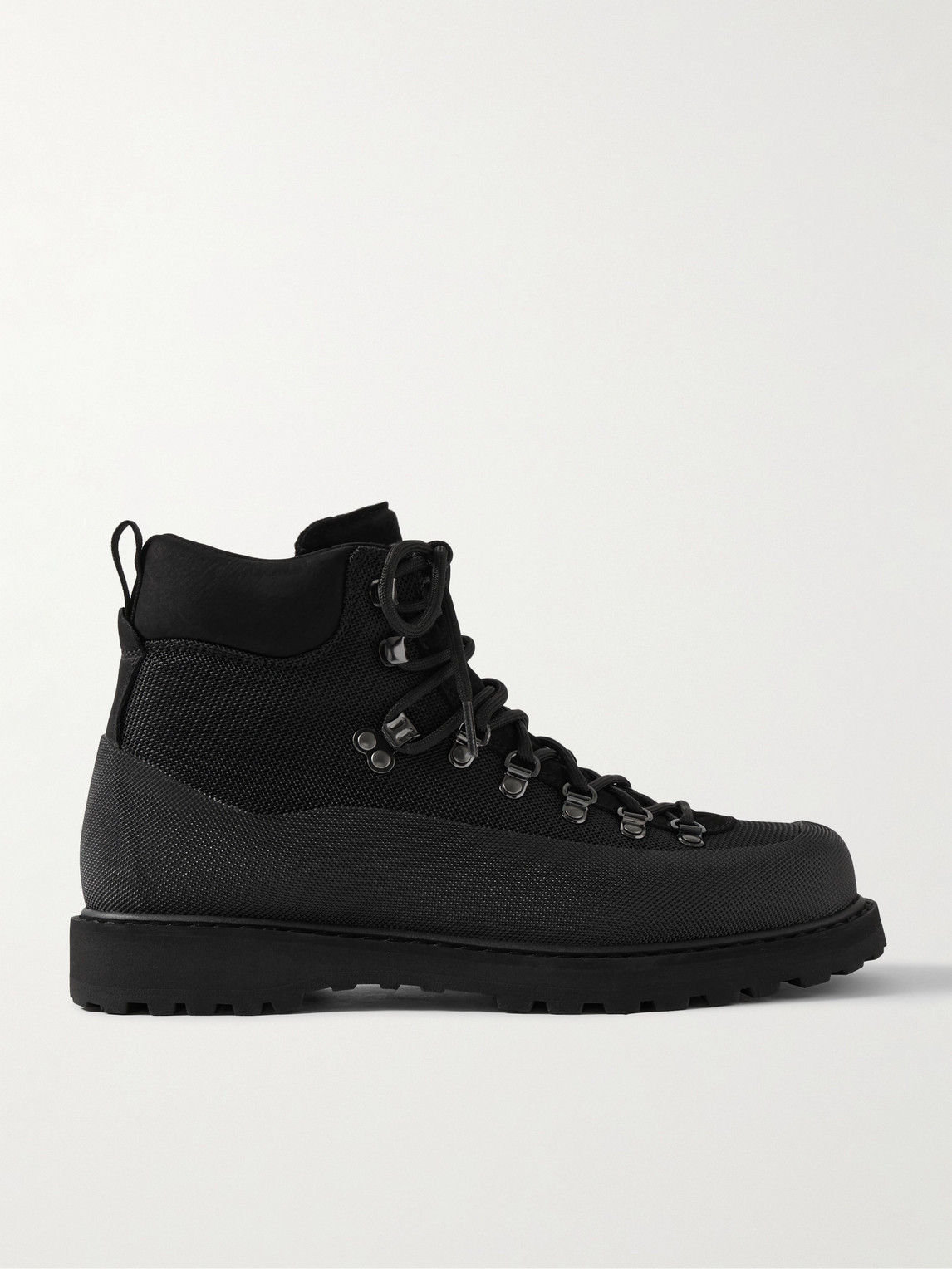 Roccia Vet Sport Suede and Rubber-Trimmed Tech-Shell Hiking Boots