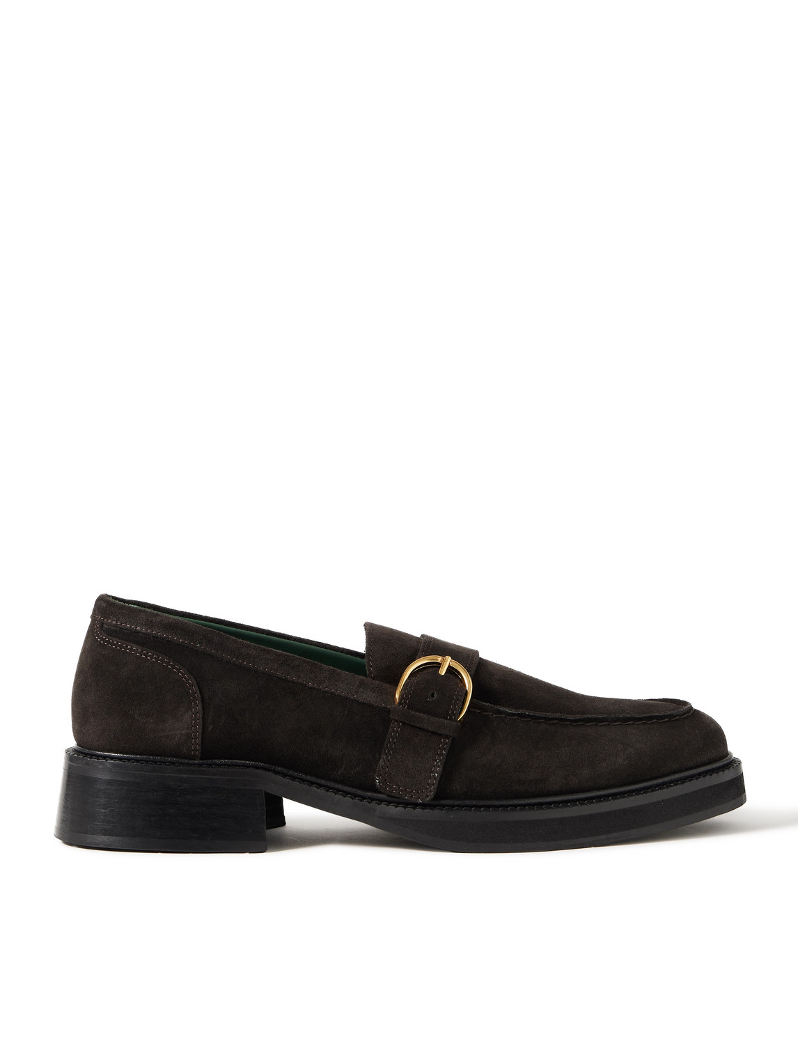 Townee Buckled Suede Loafers