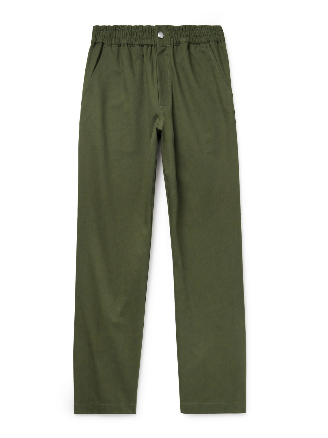 MAISON KITSUNÉ Straight-Leg Cotton-Twill Trousers