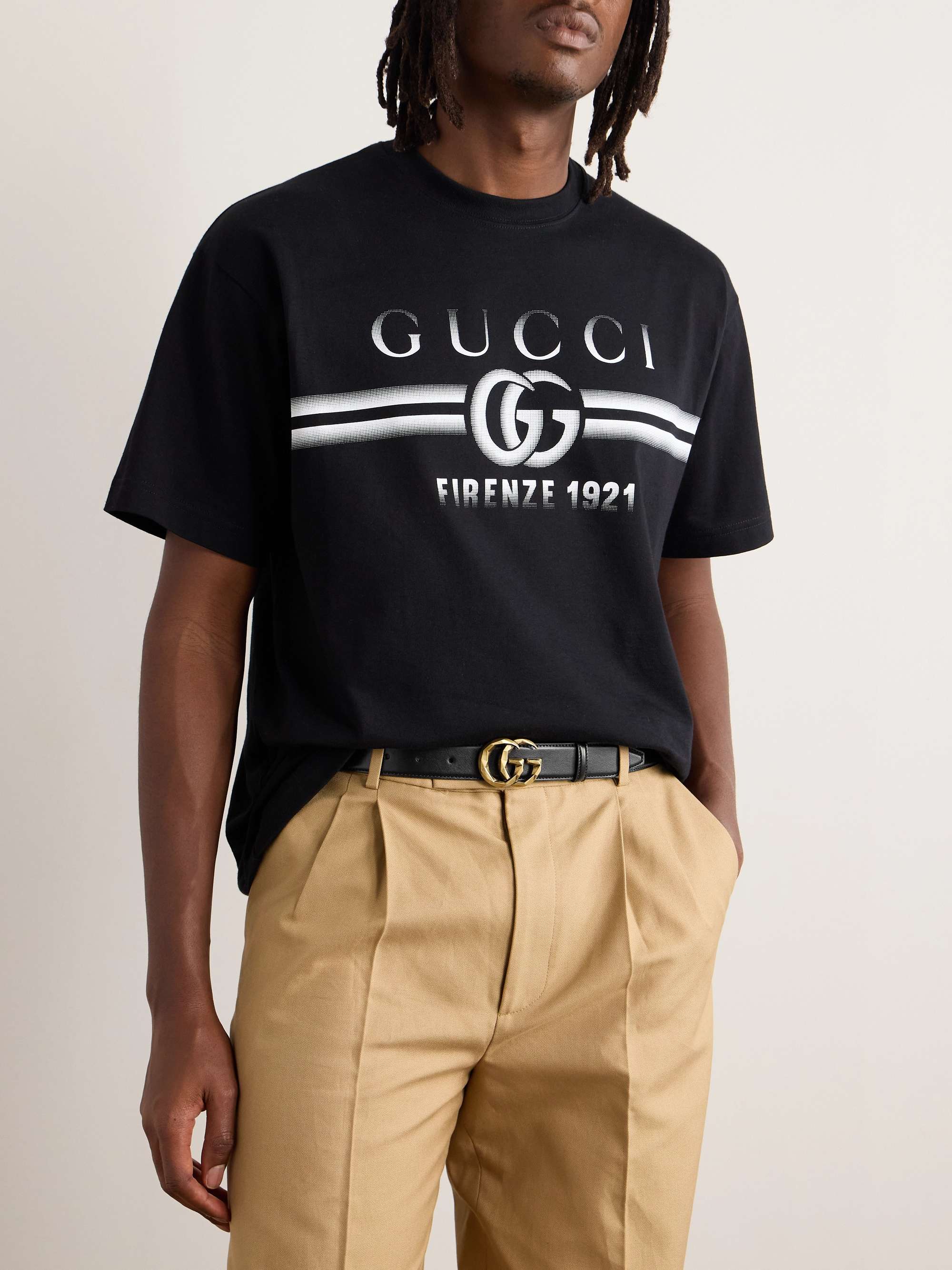 GG Marmont 3cm Leather Belt