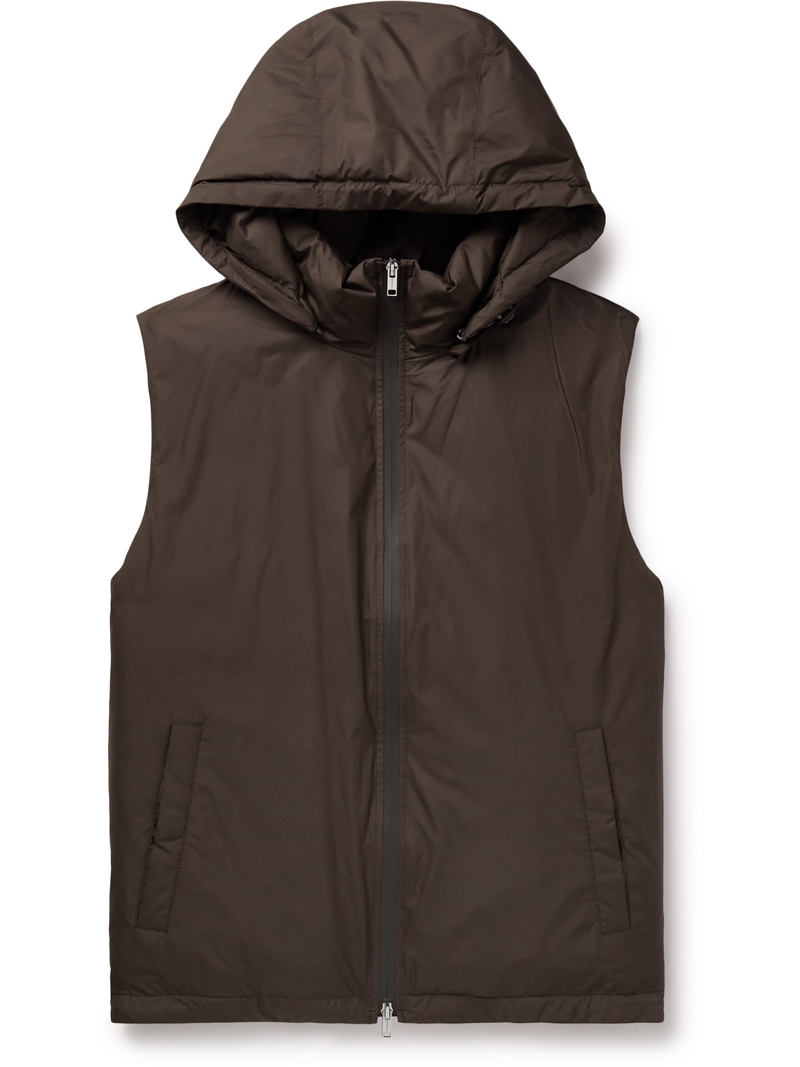 Shell Hooded Down Gilet