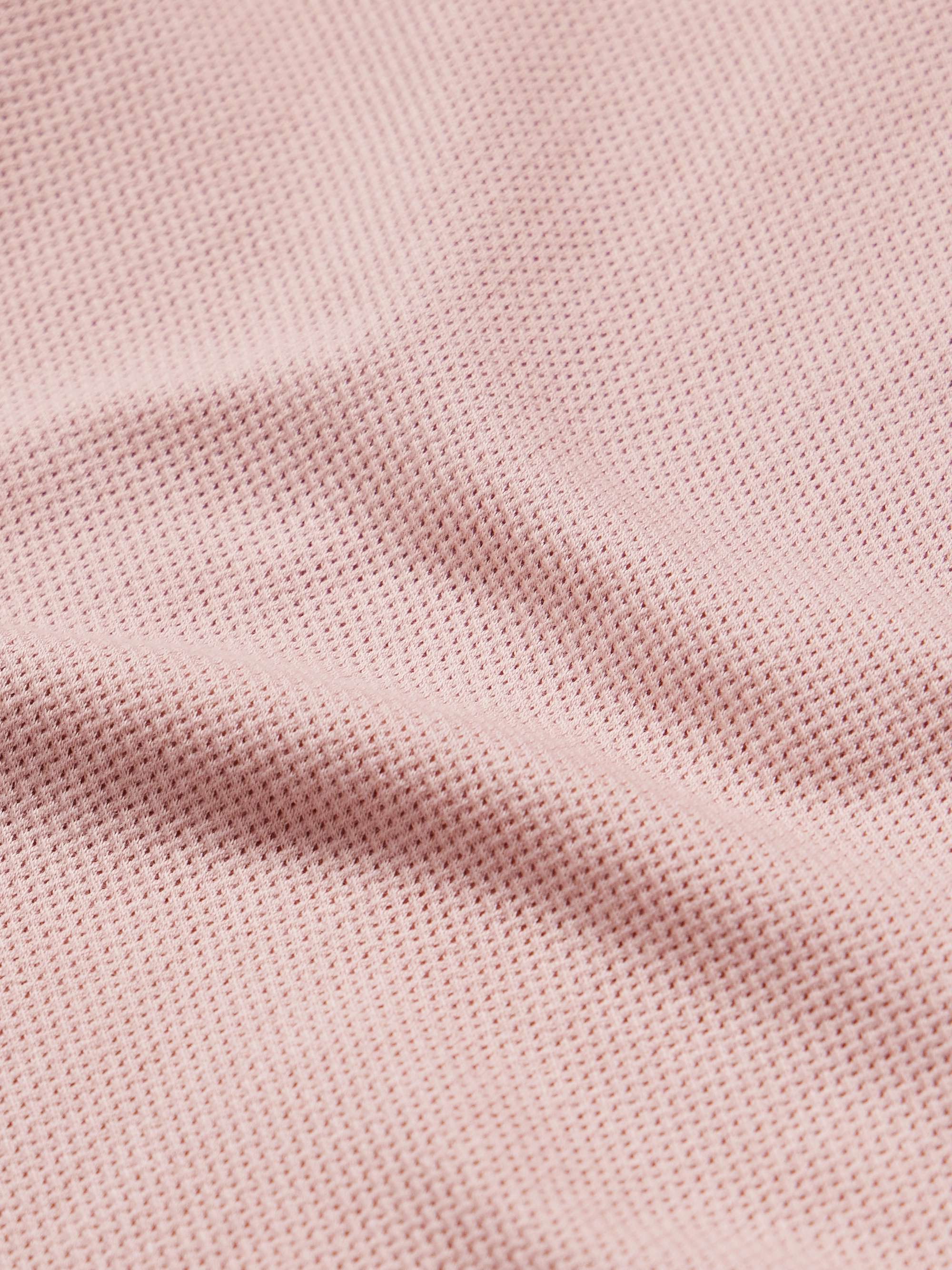 SUNSPEL Riviera Slim-Fit Cotton-Mesh Polo Shirt