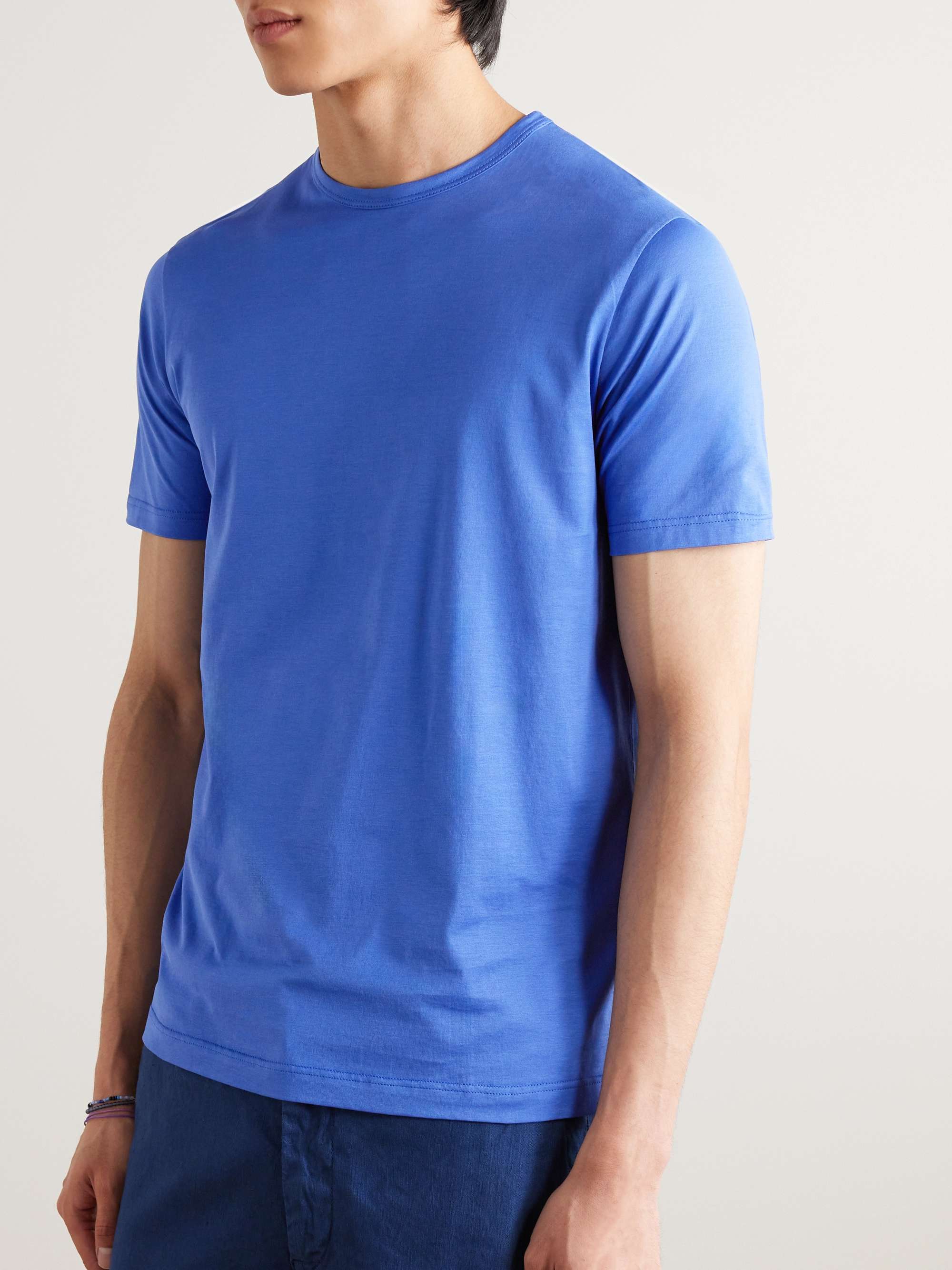 SUNSPEL Supima Cotton-Jersey T-Shirt