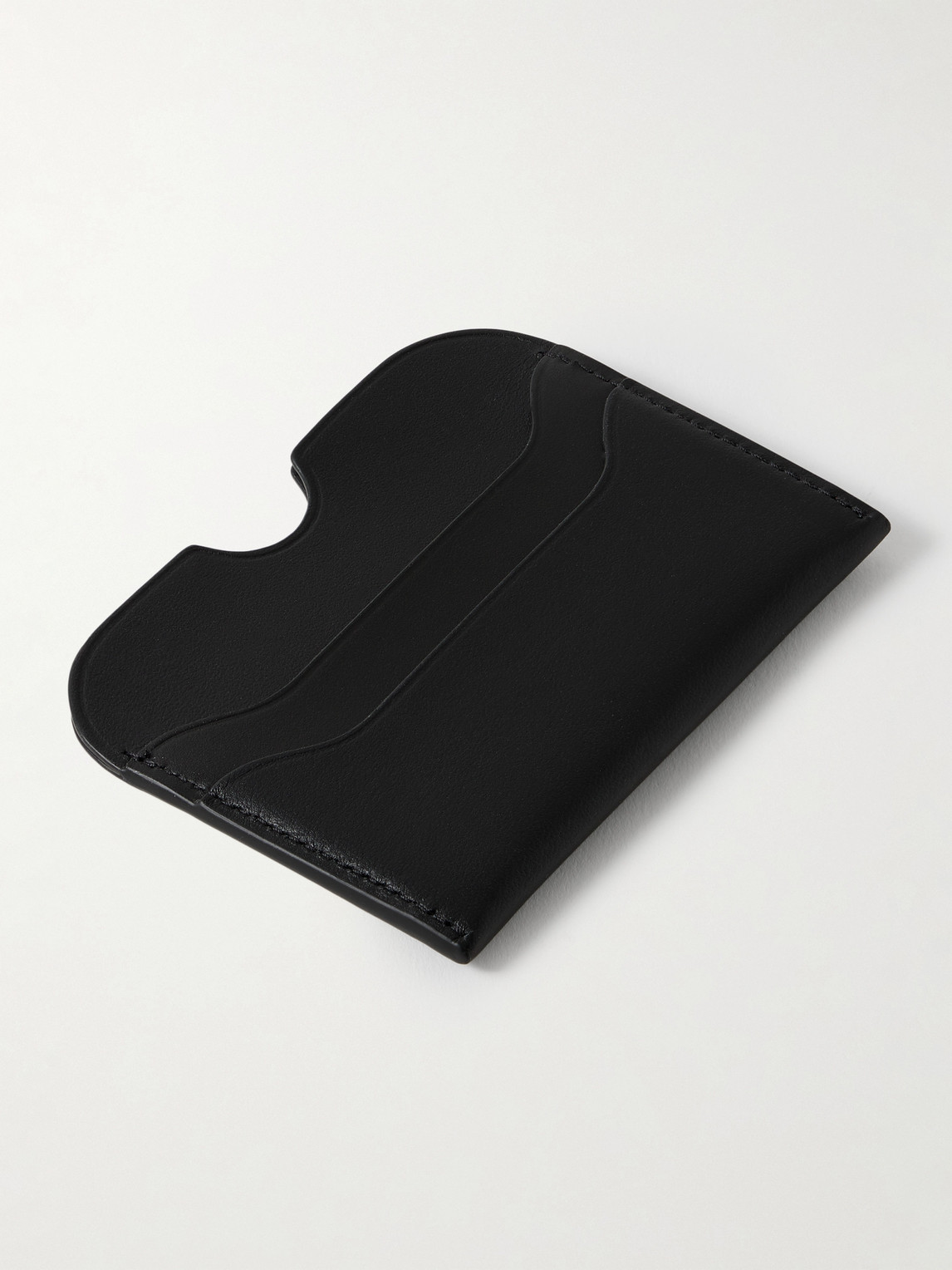 ACNE STUDIOS ELMAS LOGO-PRINT LEATHER CARDHOLDER