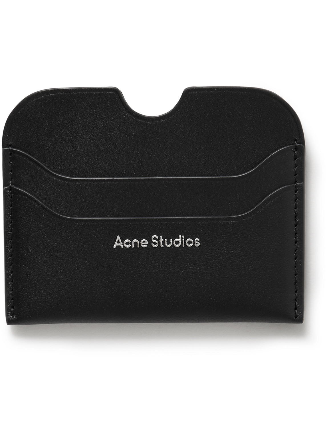 ACNE STUDIOS ELMAS LOGO-PRINT LEATHER CARDHOLDER