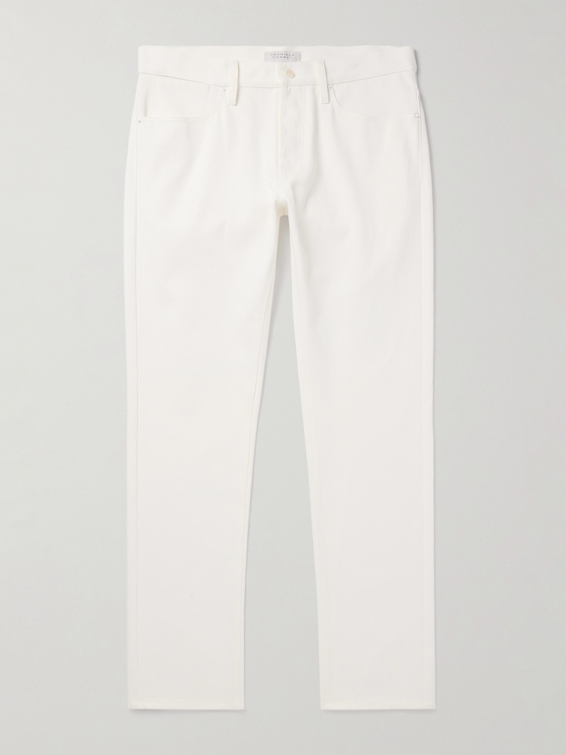 Anthony Slim-Fit Straight-Leg Cotton-Twill Trousers