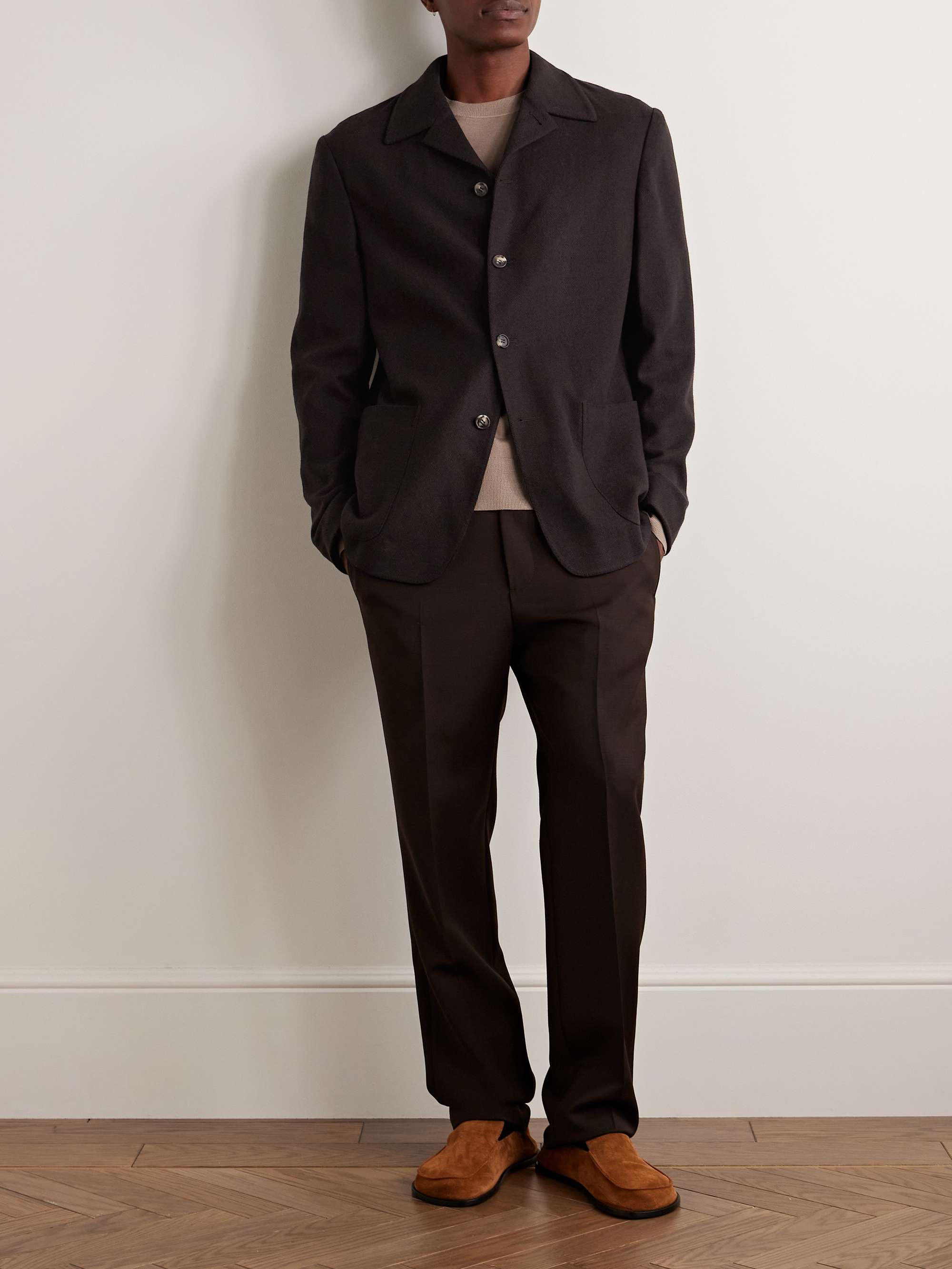 KAPITAL Boro Distressed Patchwork Cotton and Linen-Blend