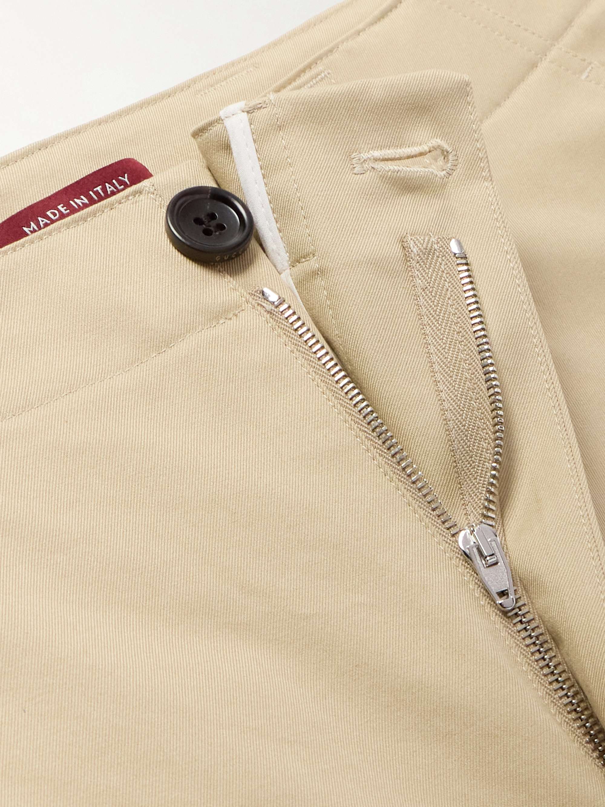 GUCCI Tapered Monogrammed Cotton-Blend Jacquard Drawstring